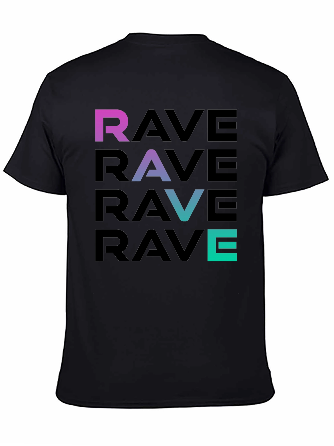 Rave Gradient T-Shirt - Club Party Apparel