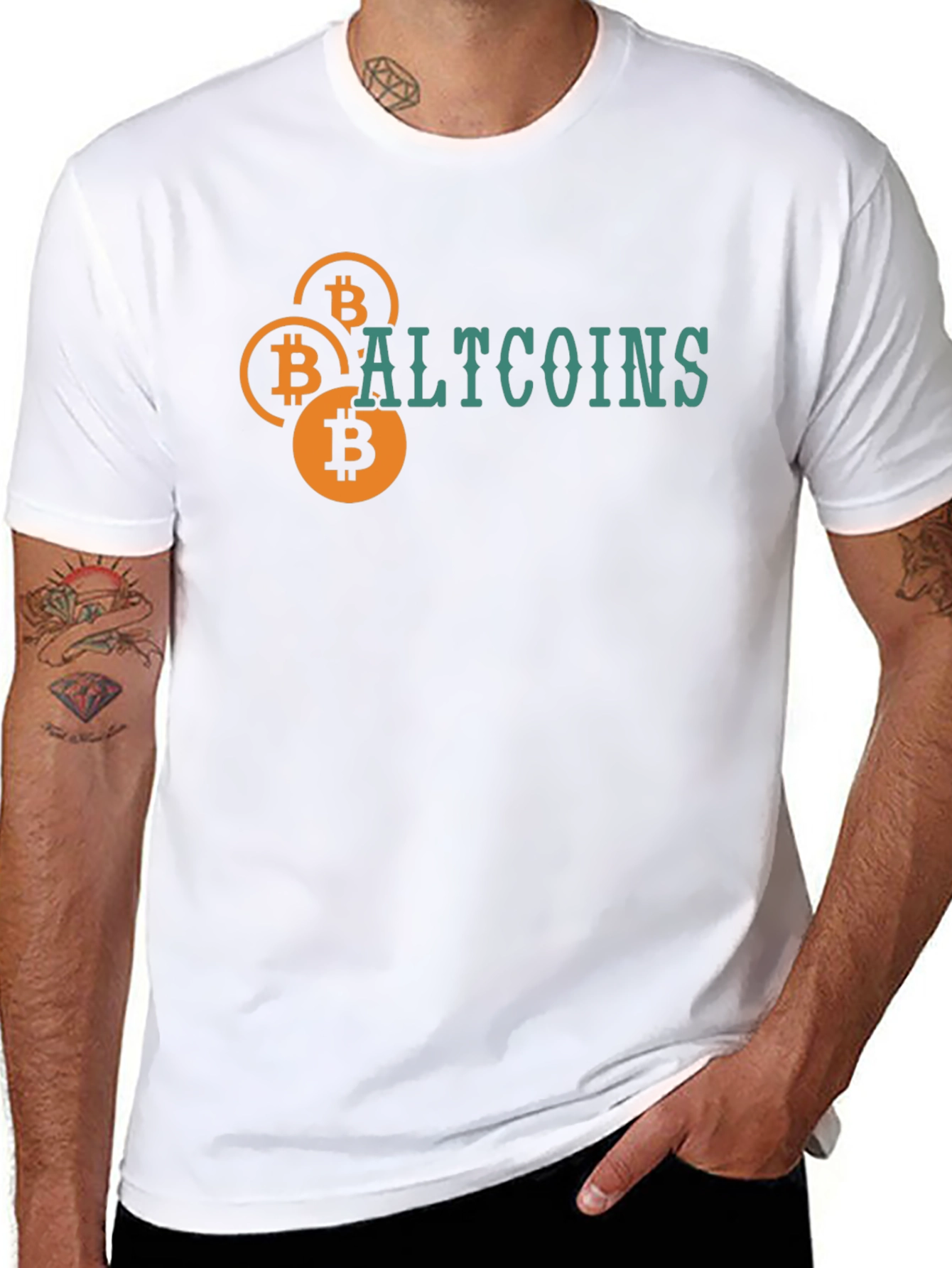 Crypto Altcoins Bitcoin Graphic T-Shirt
