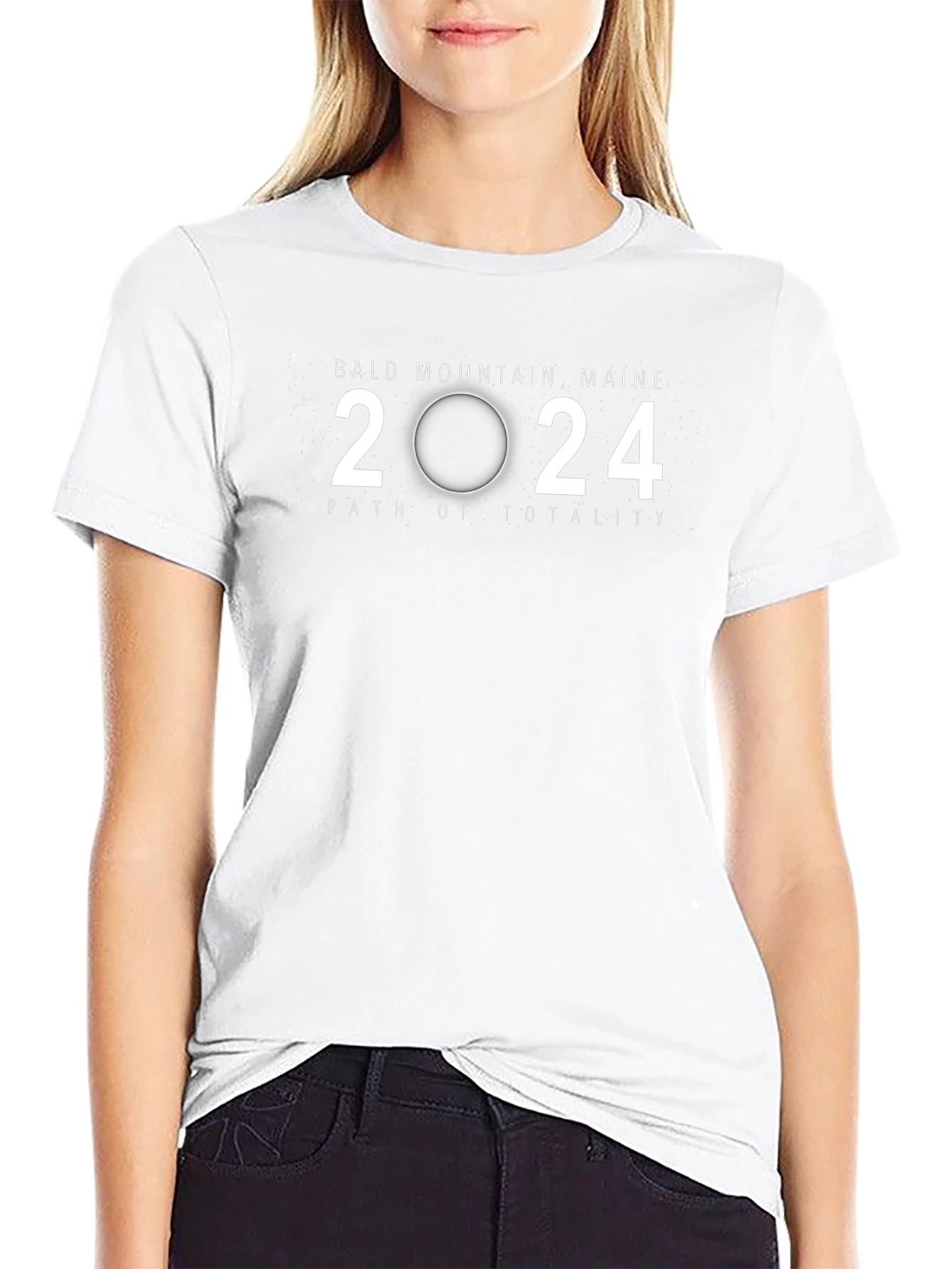 Bald Mountain Maine 2024 Eclipse T-Shirt