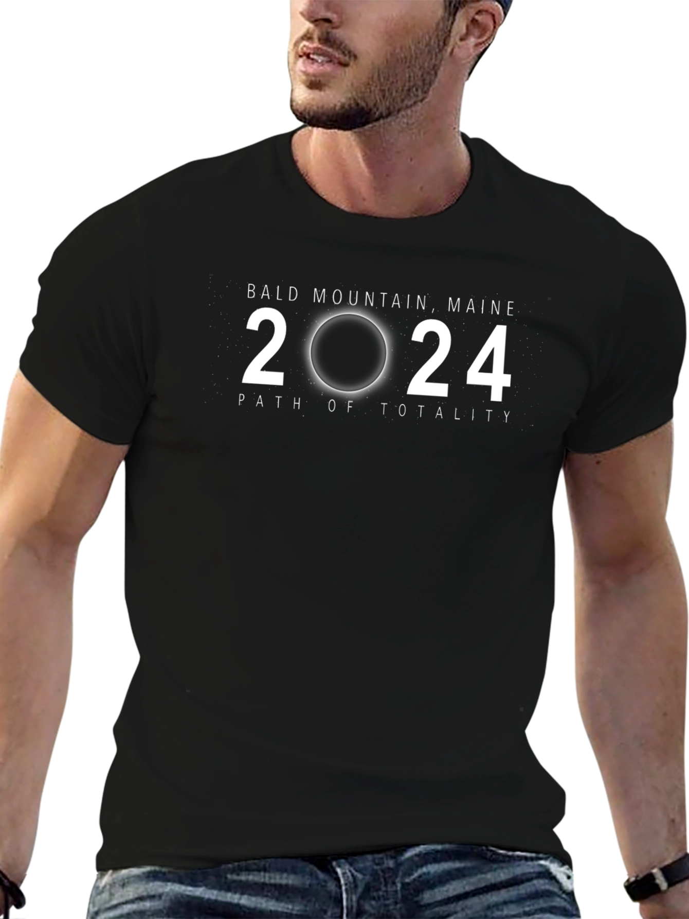 Bald Mountain Maine 2024 Eclipse T-Shirt