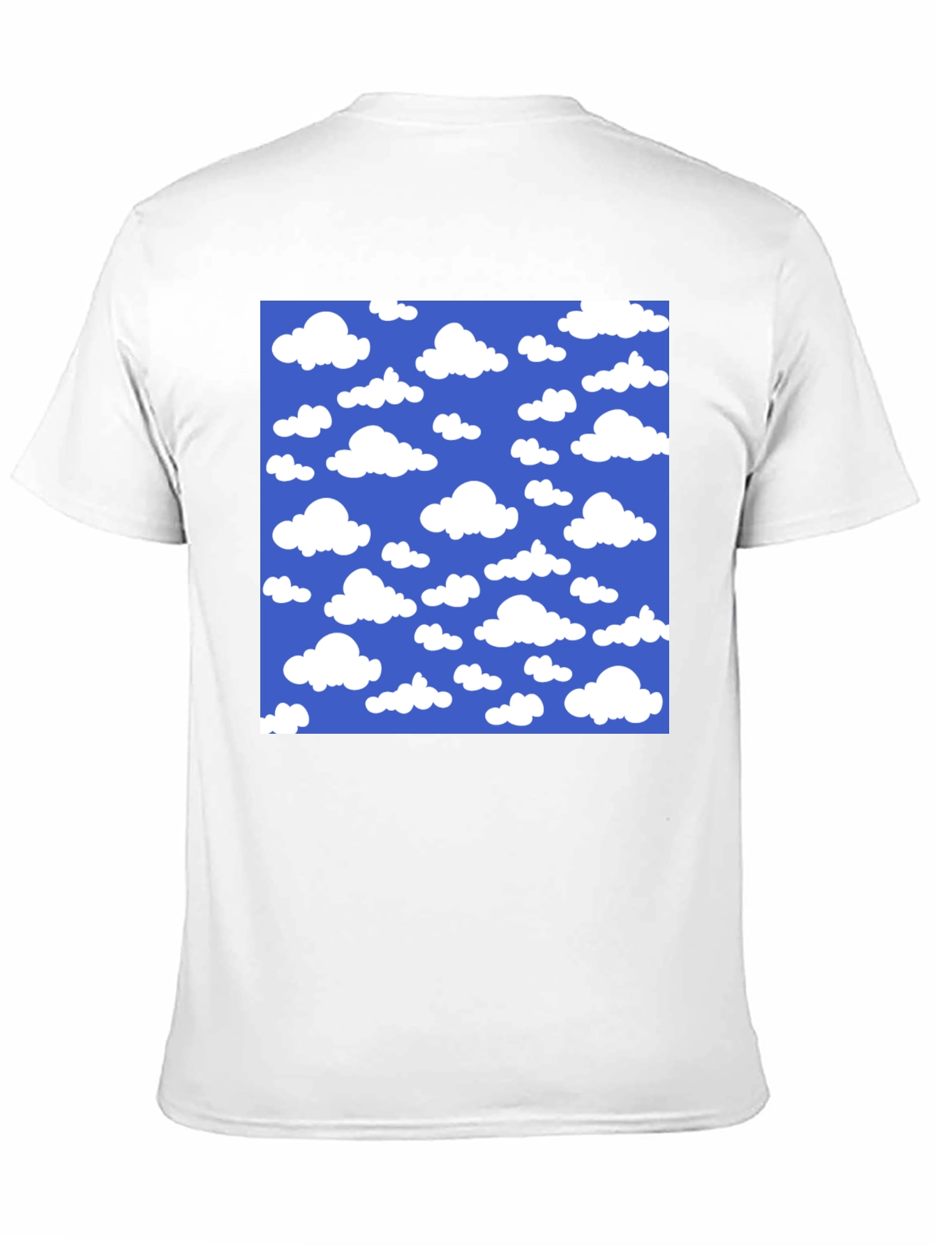 Sky Cloud Pattern Graphic Tee