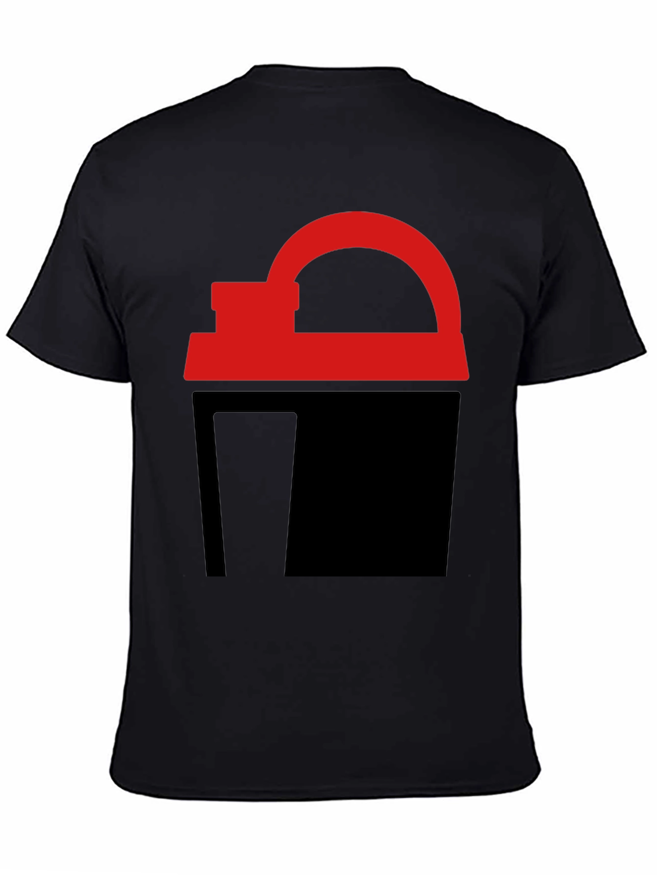 Abstract Red & Black Graphic Tee