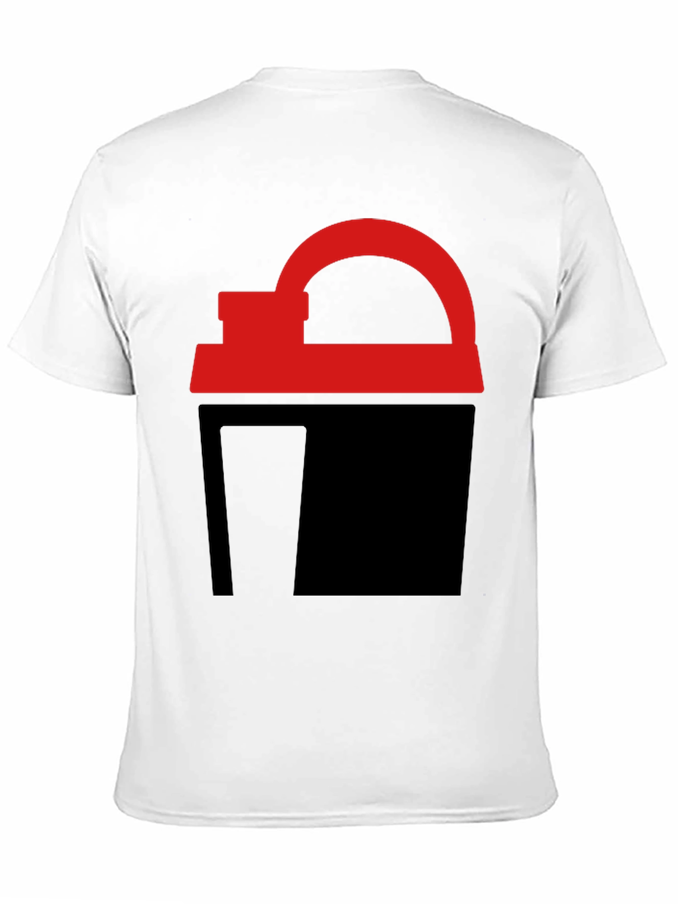 Abstract Red & Black Graphic Tee