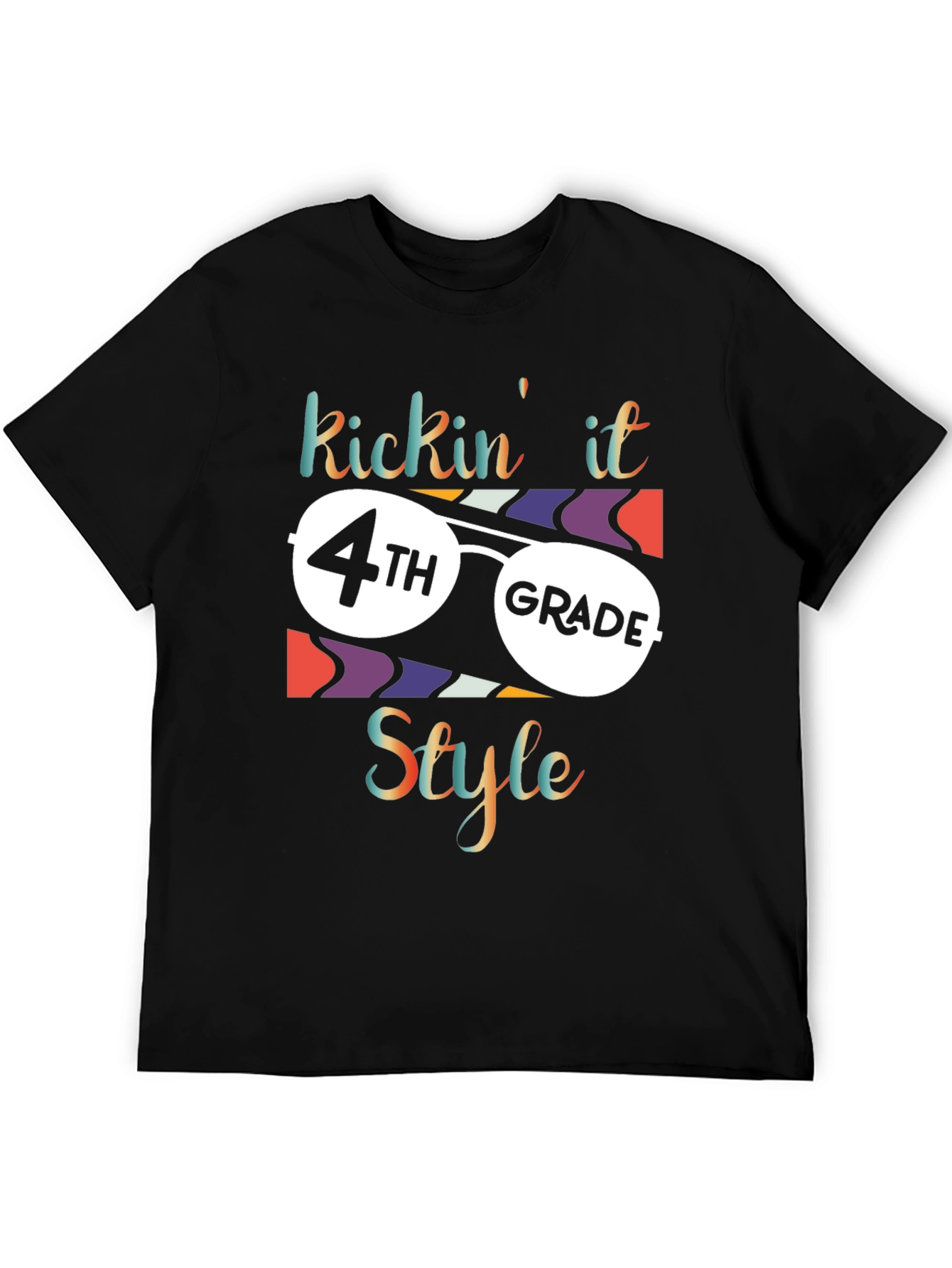 Kicking It 4th Grade Style Graphic Tee