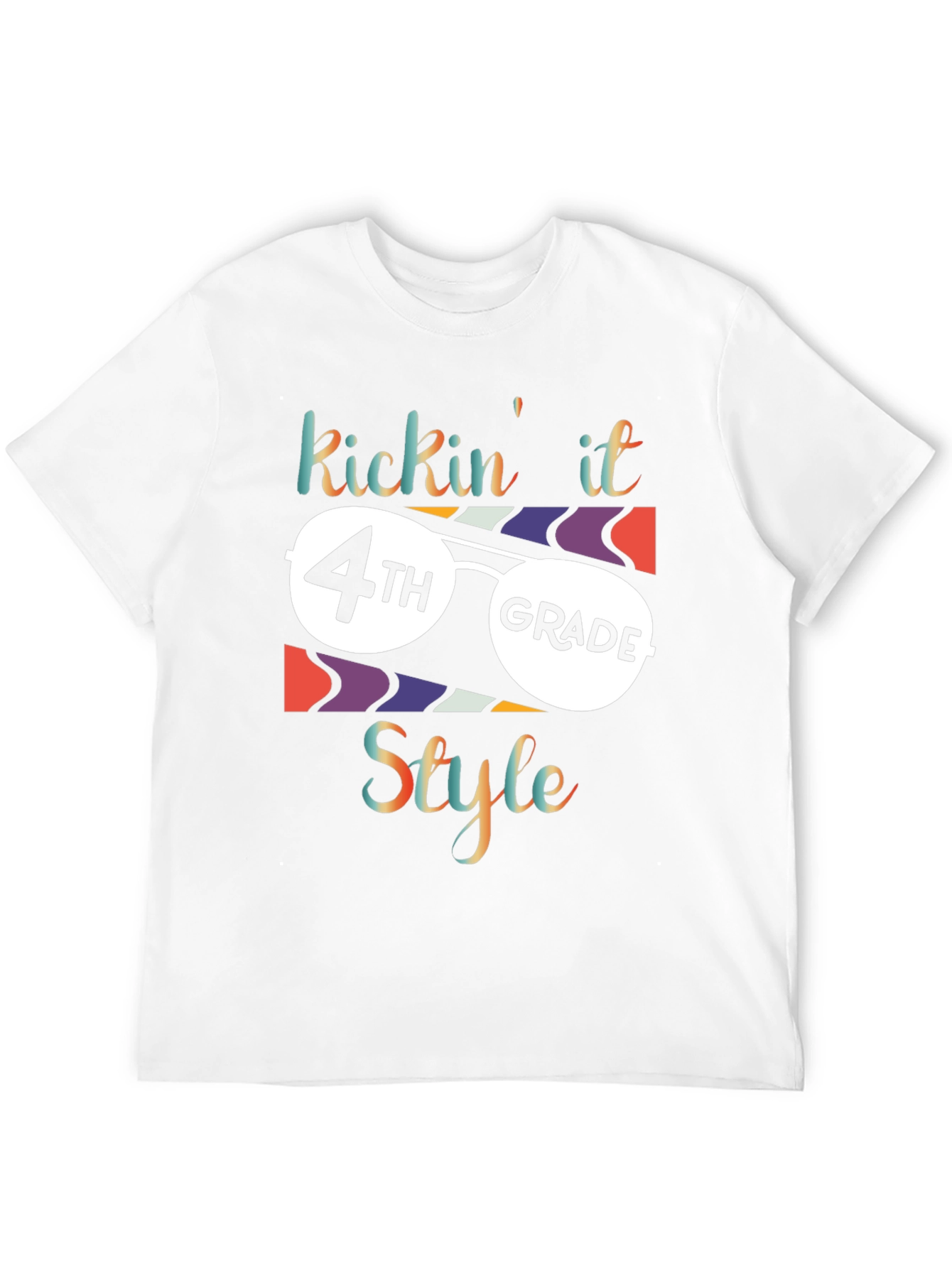 Kicking It 4th Grade Style Graphic Tee