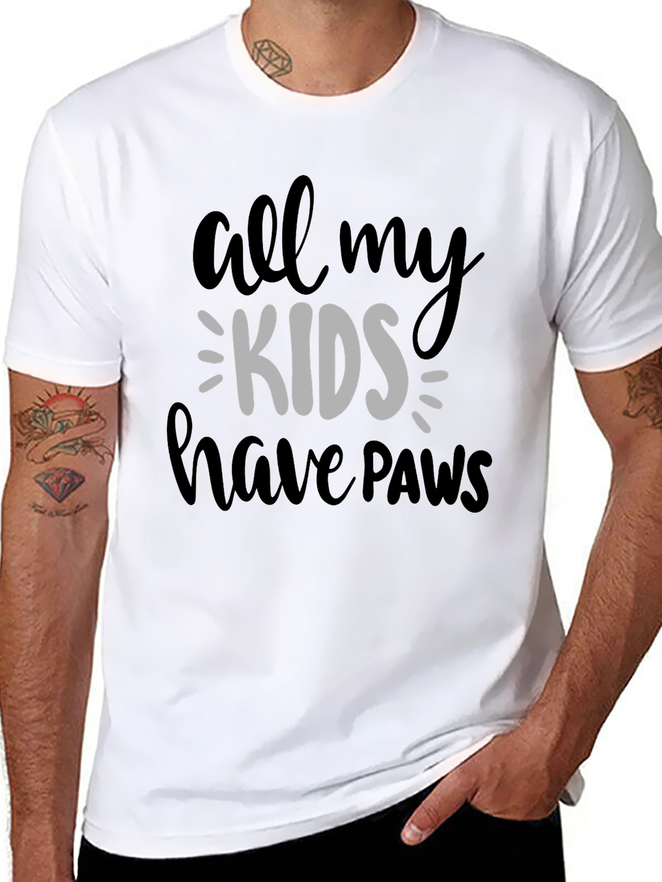 All My Kids Have Paws Graphic Tee