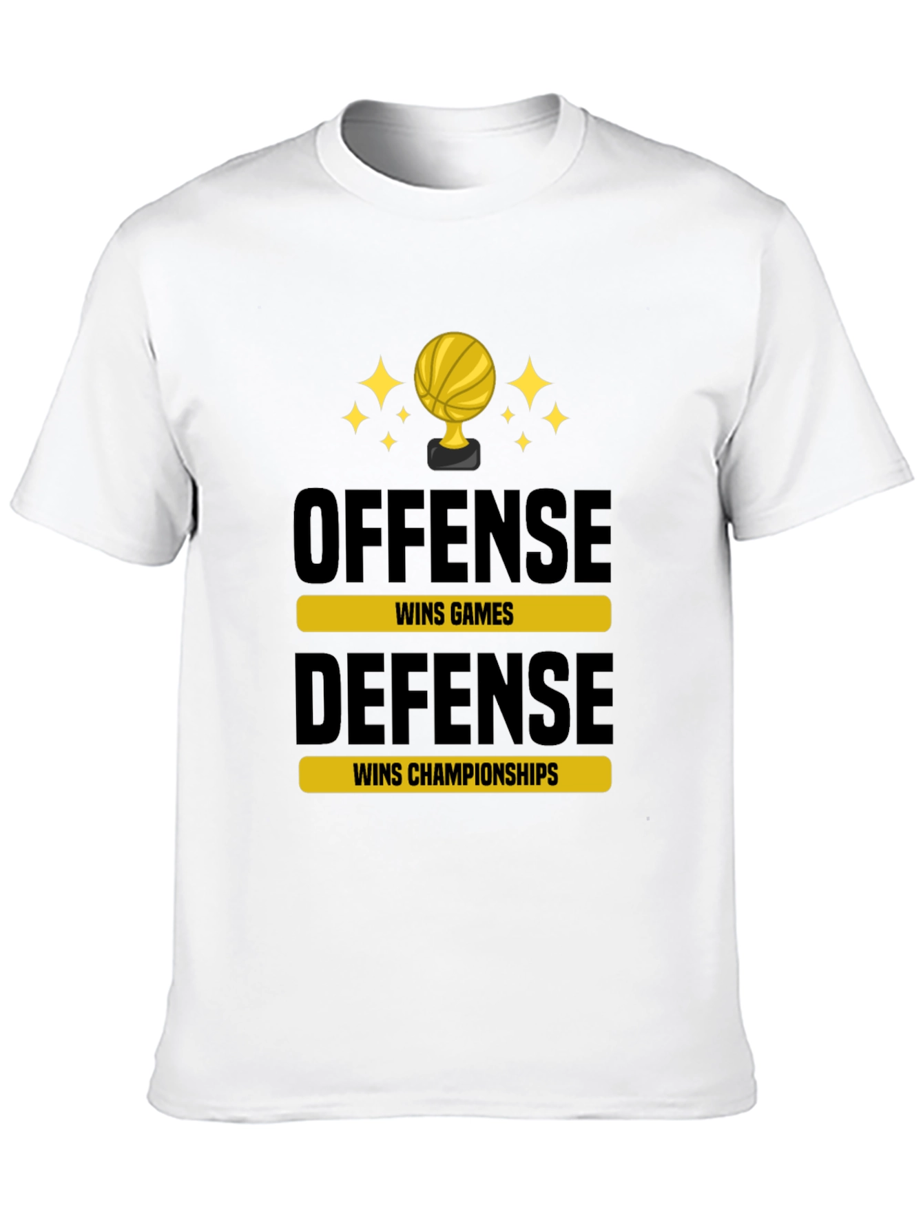 Offense Wins Games Defense Wins Championships T-Shirt