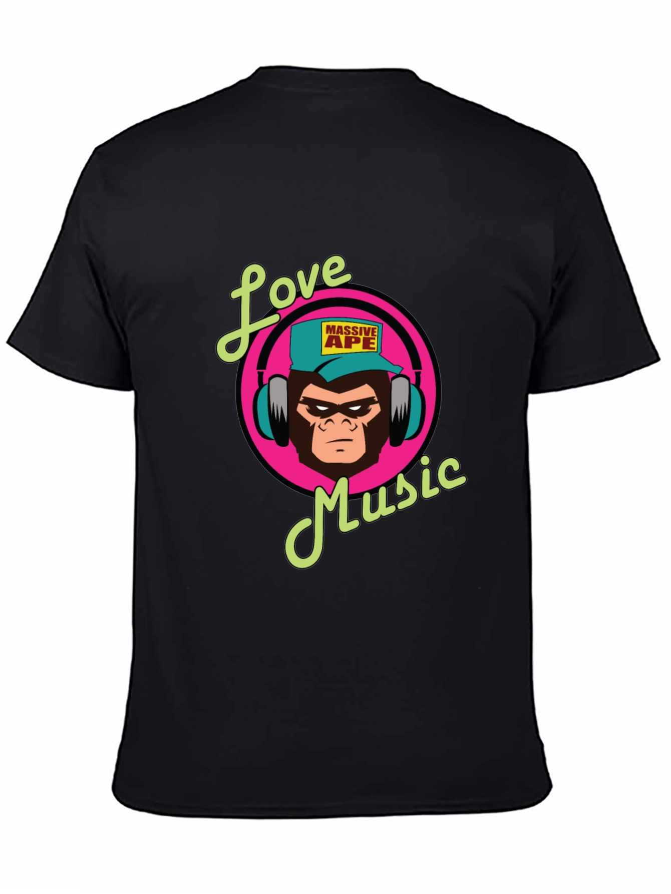 Love Music Massive Ape Graphic Tee