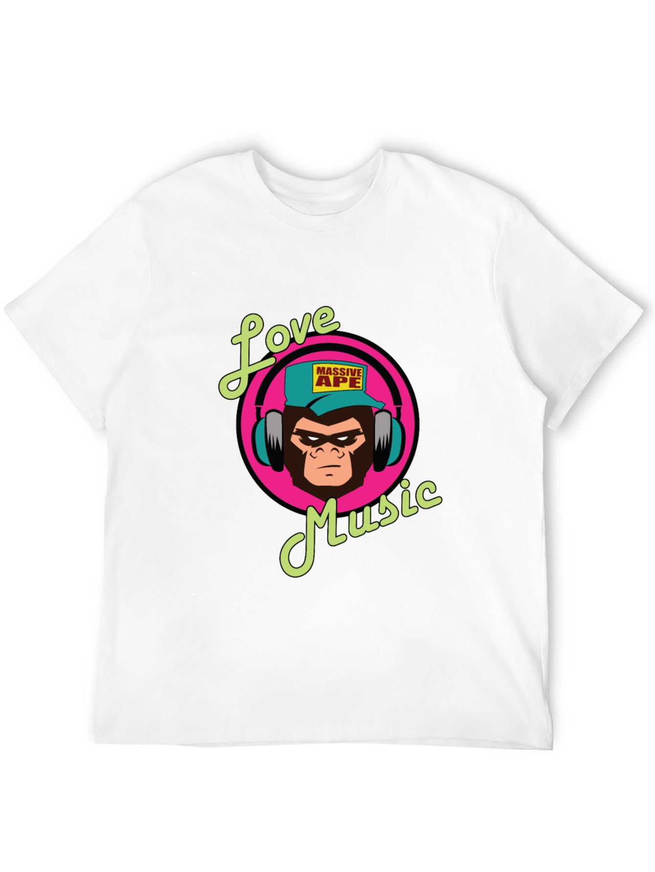 Love Music Massive Ape Graphic Tee