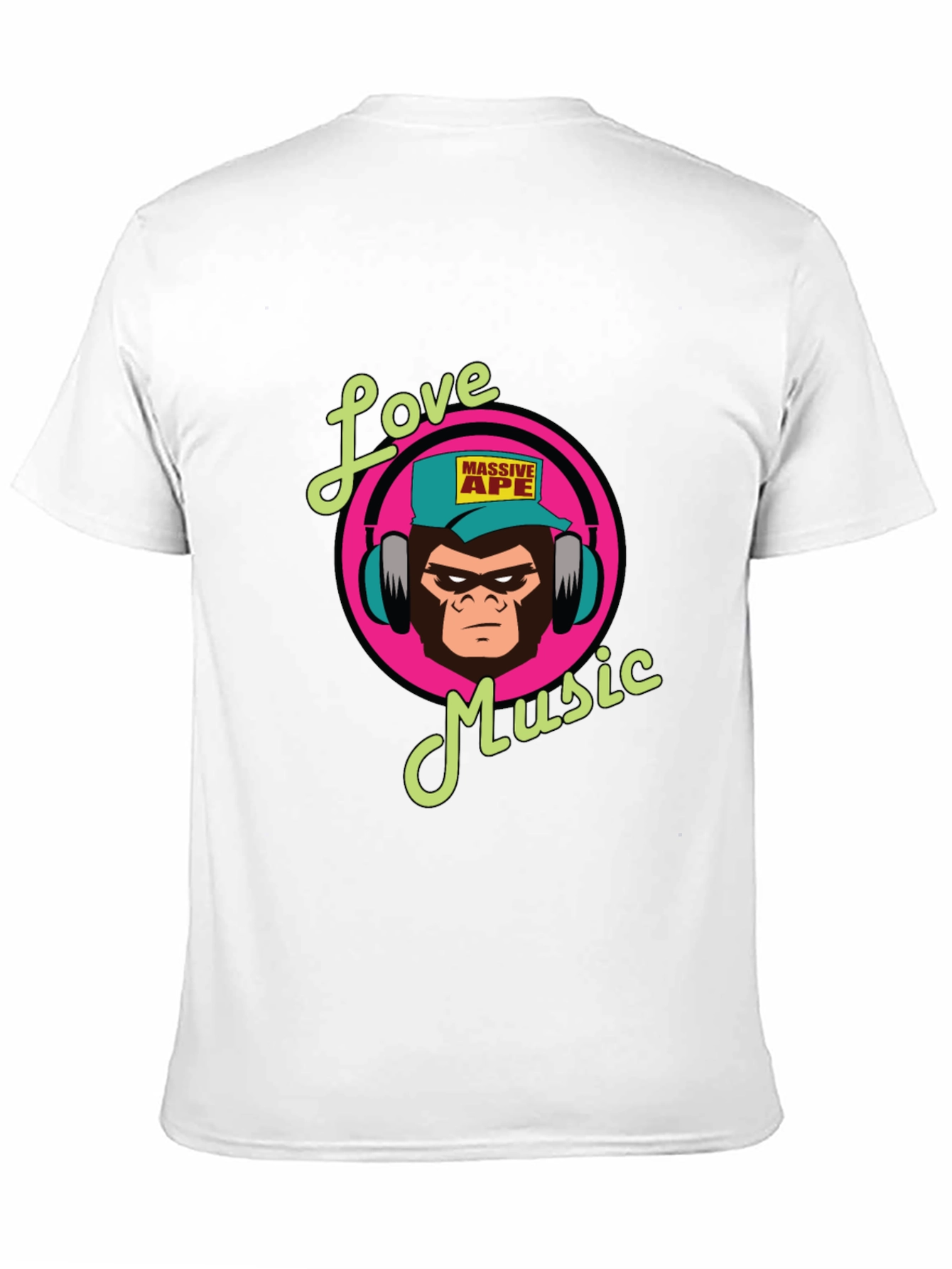 Love Music Massive Ape Graphic Tee