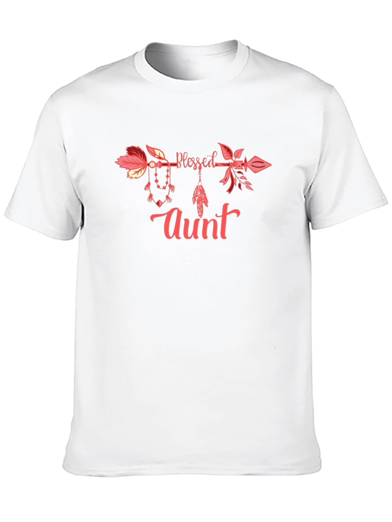 Blessed Aunt Arrow Graphic Tee - Stylish Comfort