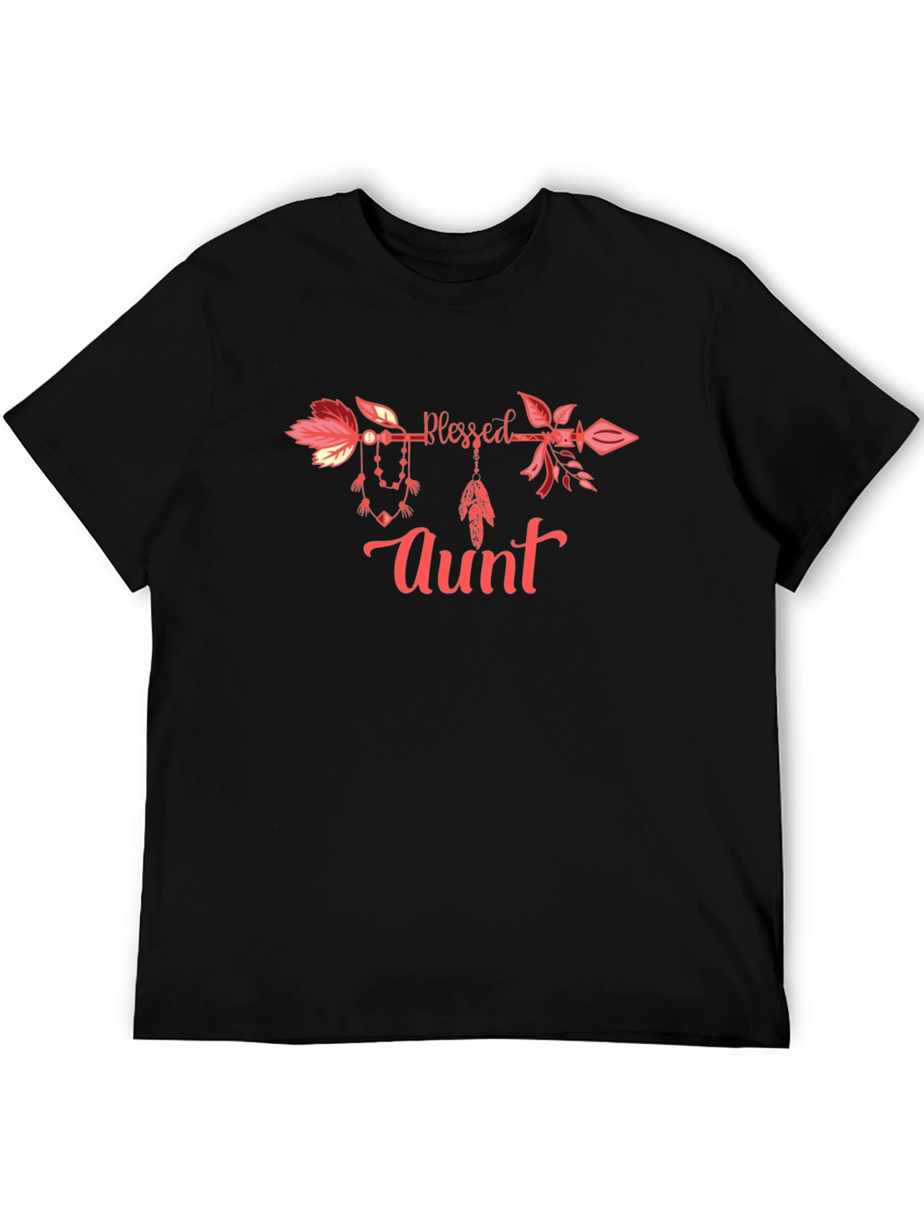 Blessed Aunt Arrow Graphic Tee - Stylish Comfort