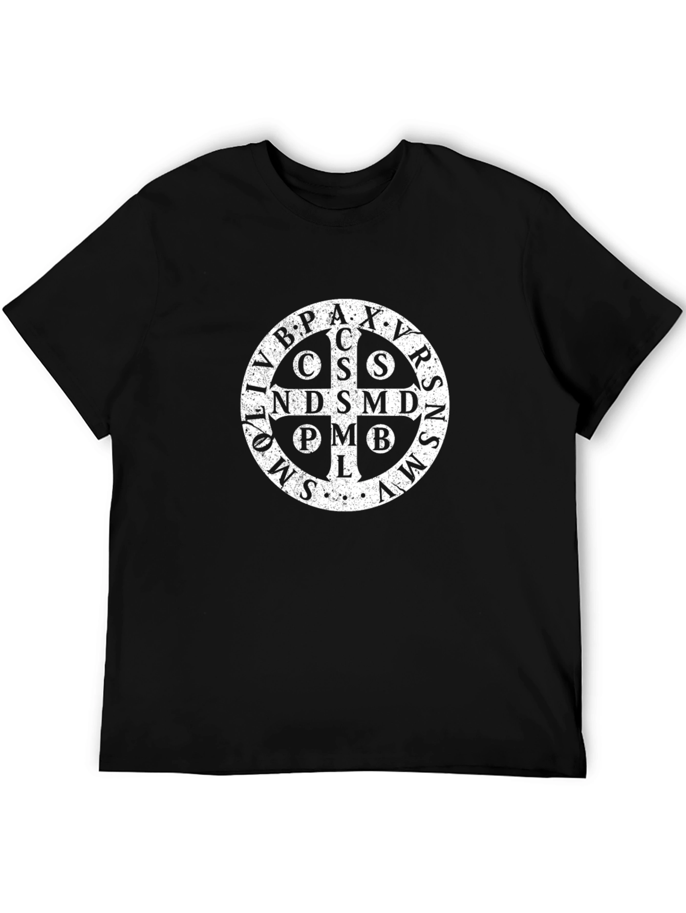 St. Benedict Medal T-Shirt - Black