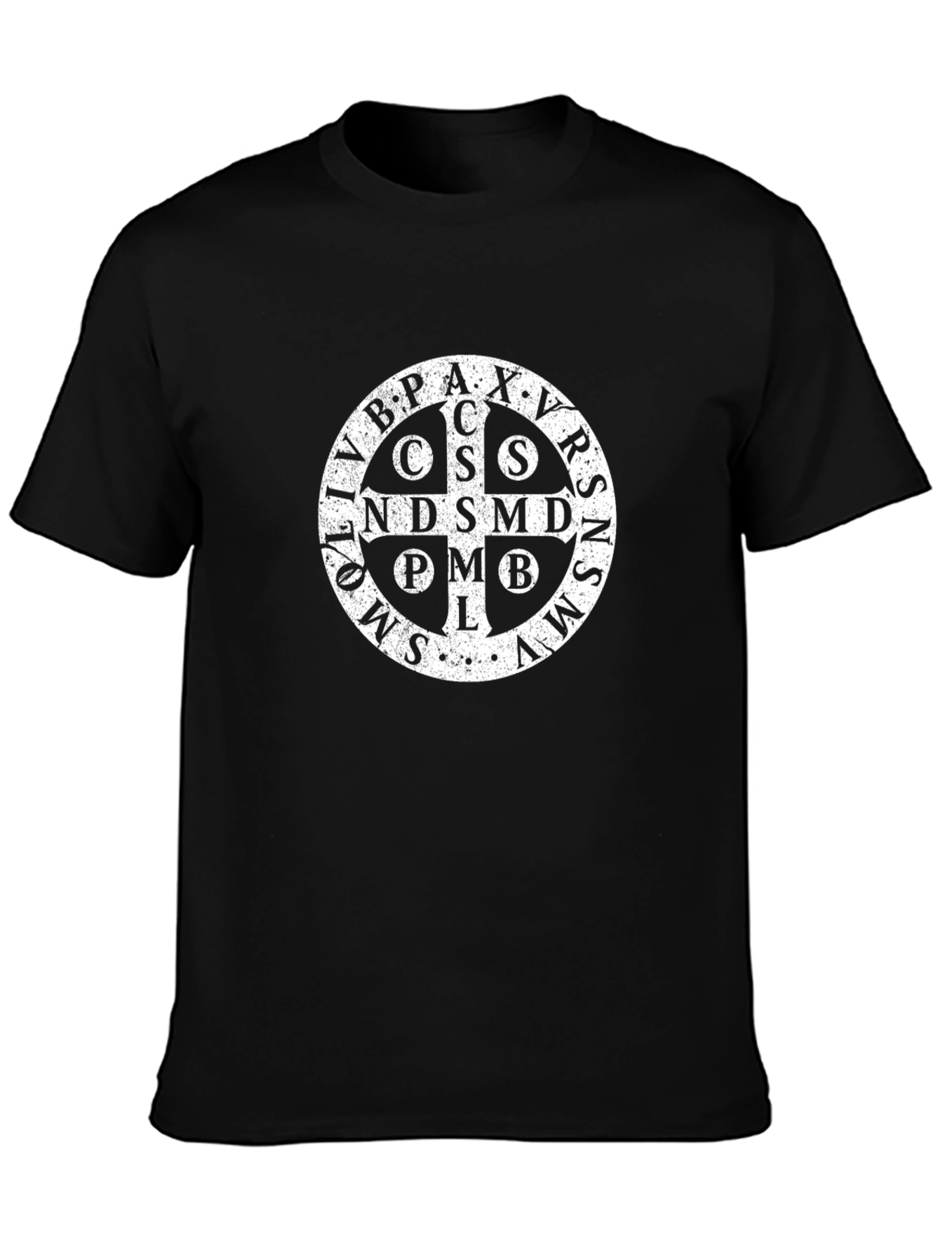 St. Benedict Medal T-Shirt - Black