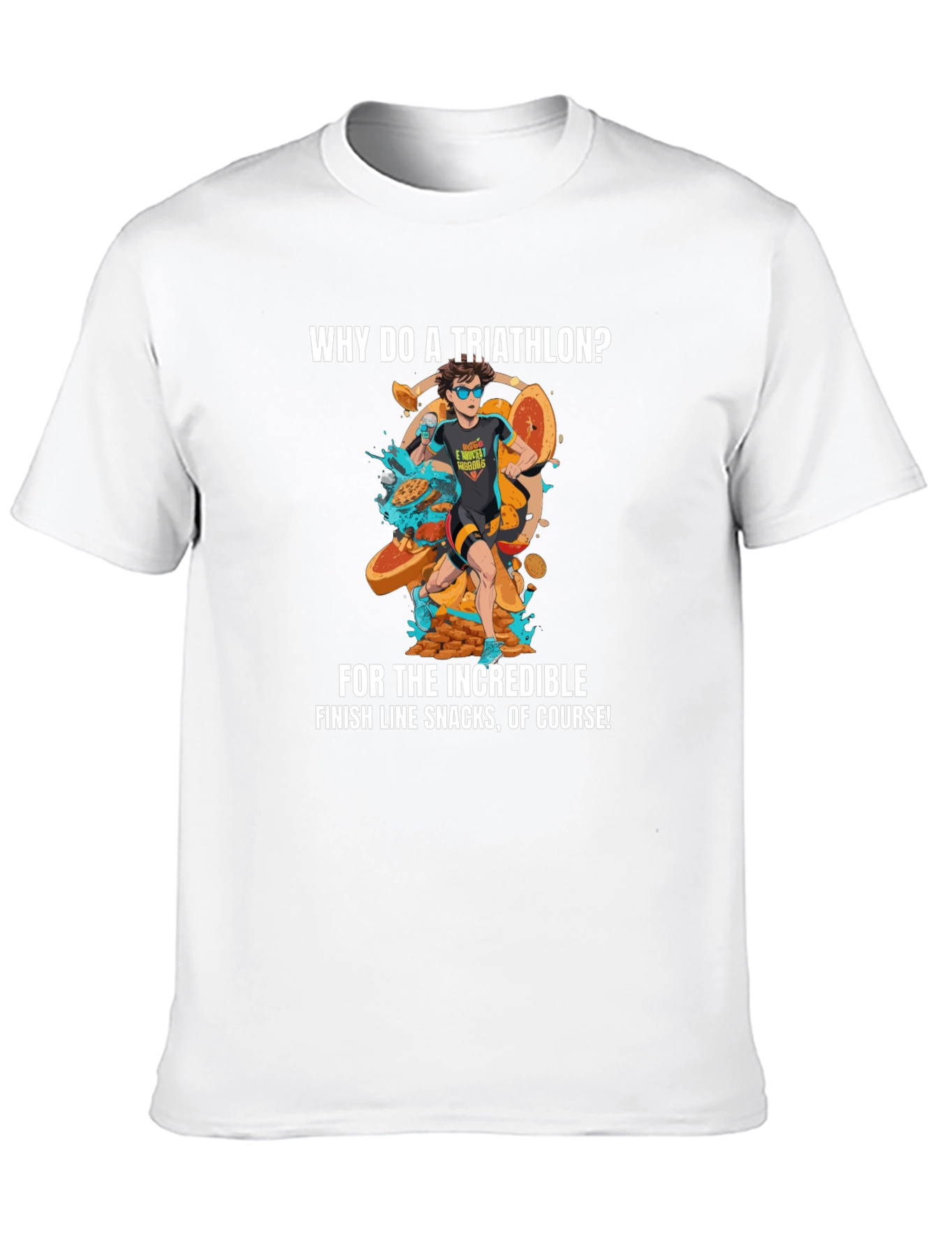 Triathlon Snacks Graphic Tee