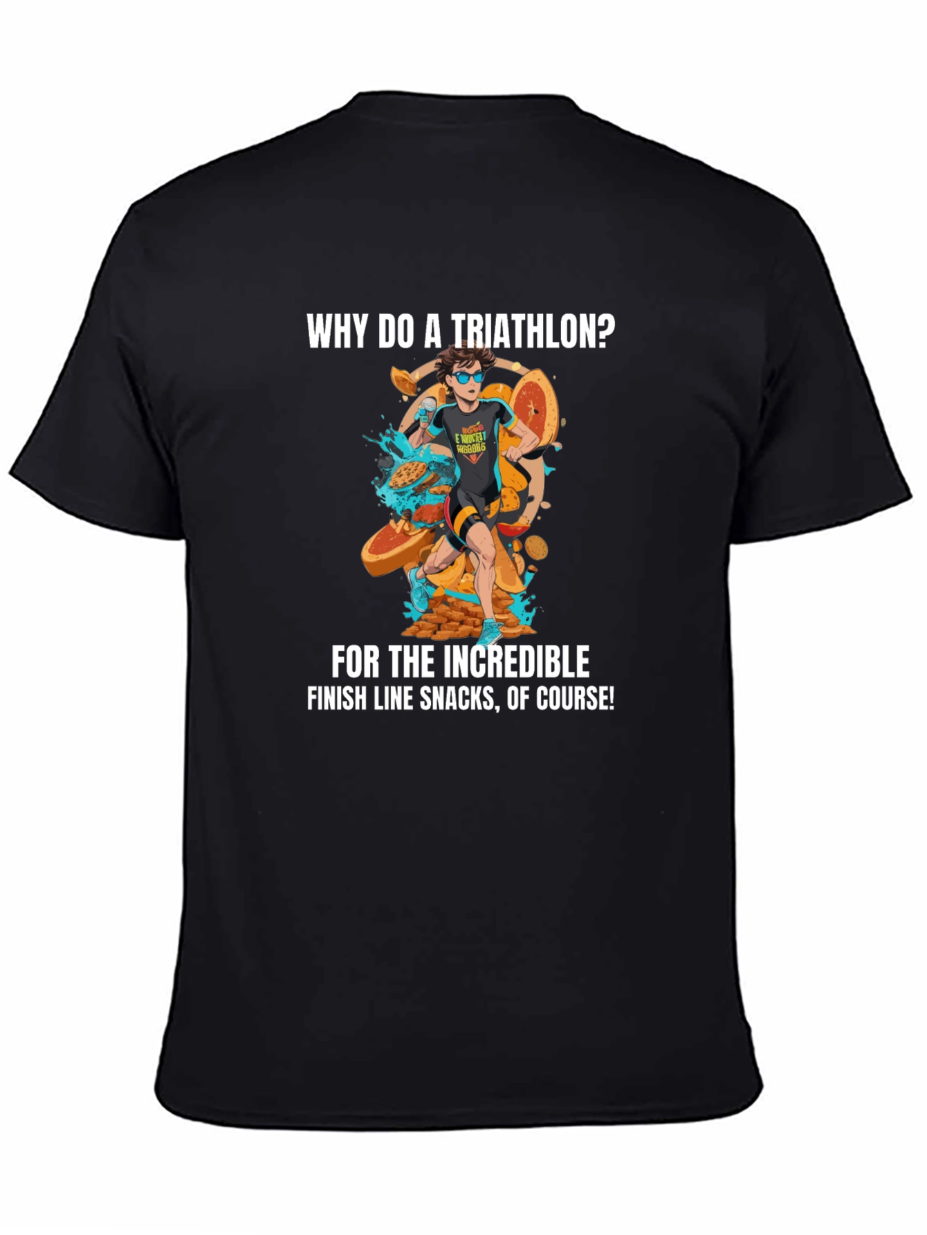 Triathlon Snacks Graphic Tee