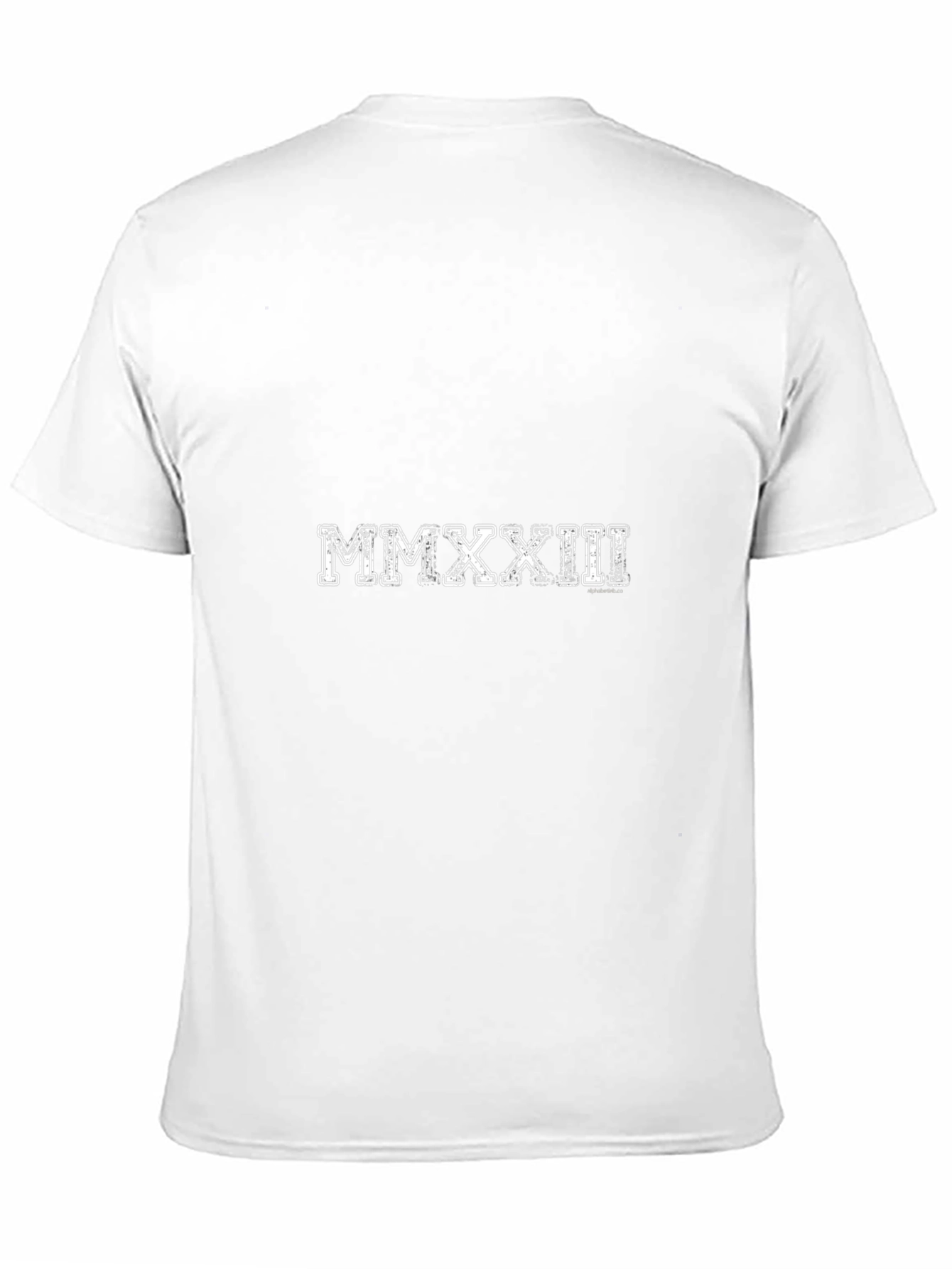 MMXXII Roman Numerals T-Shirt - Classic Black Tee