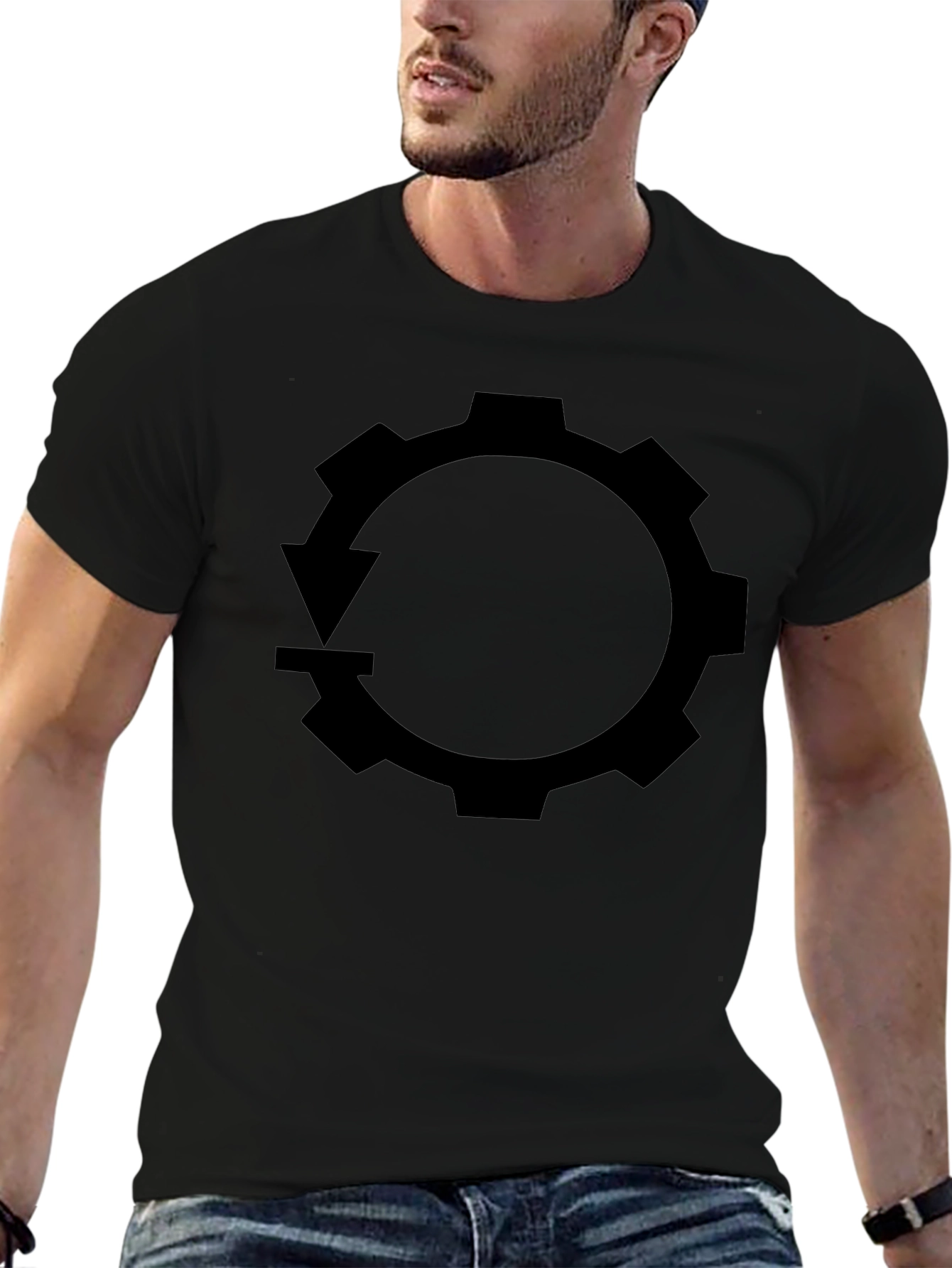 Gear Cycle Black T-Shirt