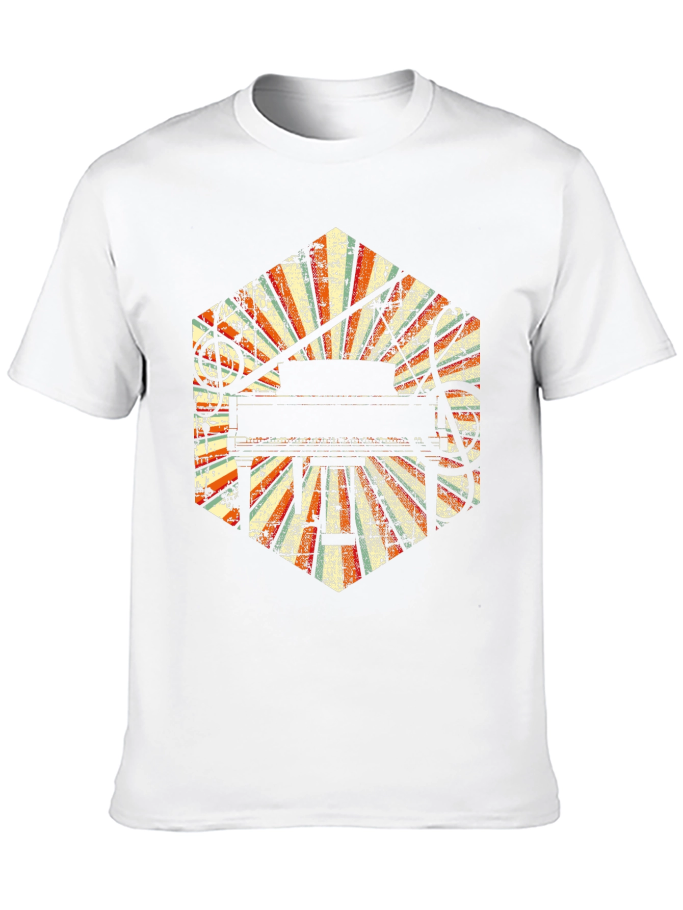Retro Piano Music T-Shirt