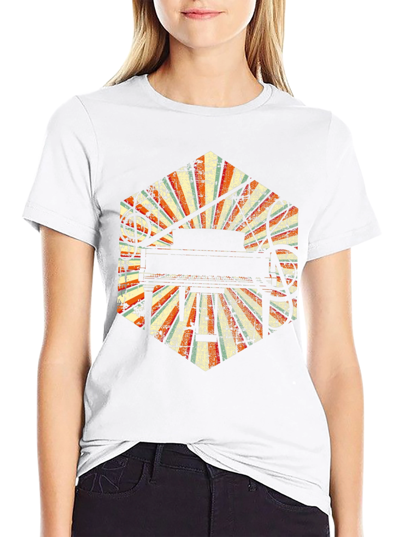 Retro Piano Music T-Shirt