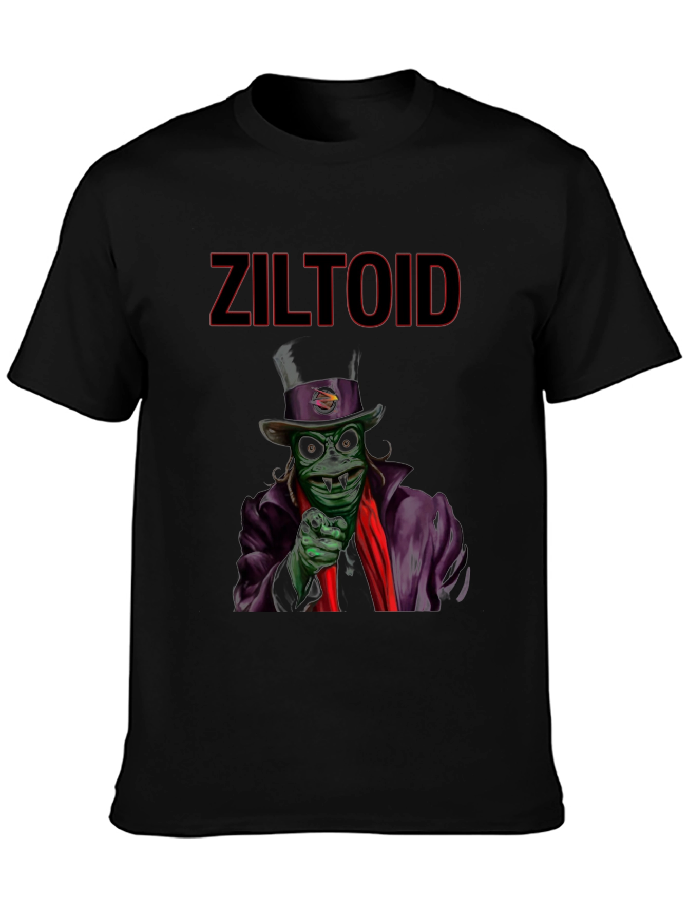 Ziltoid T-Shirt - Black Cotton Graphic Tee