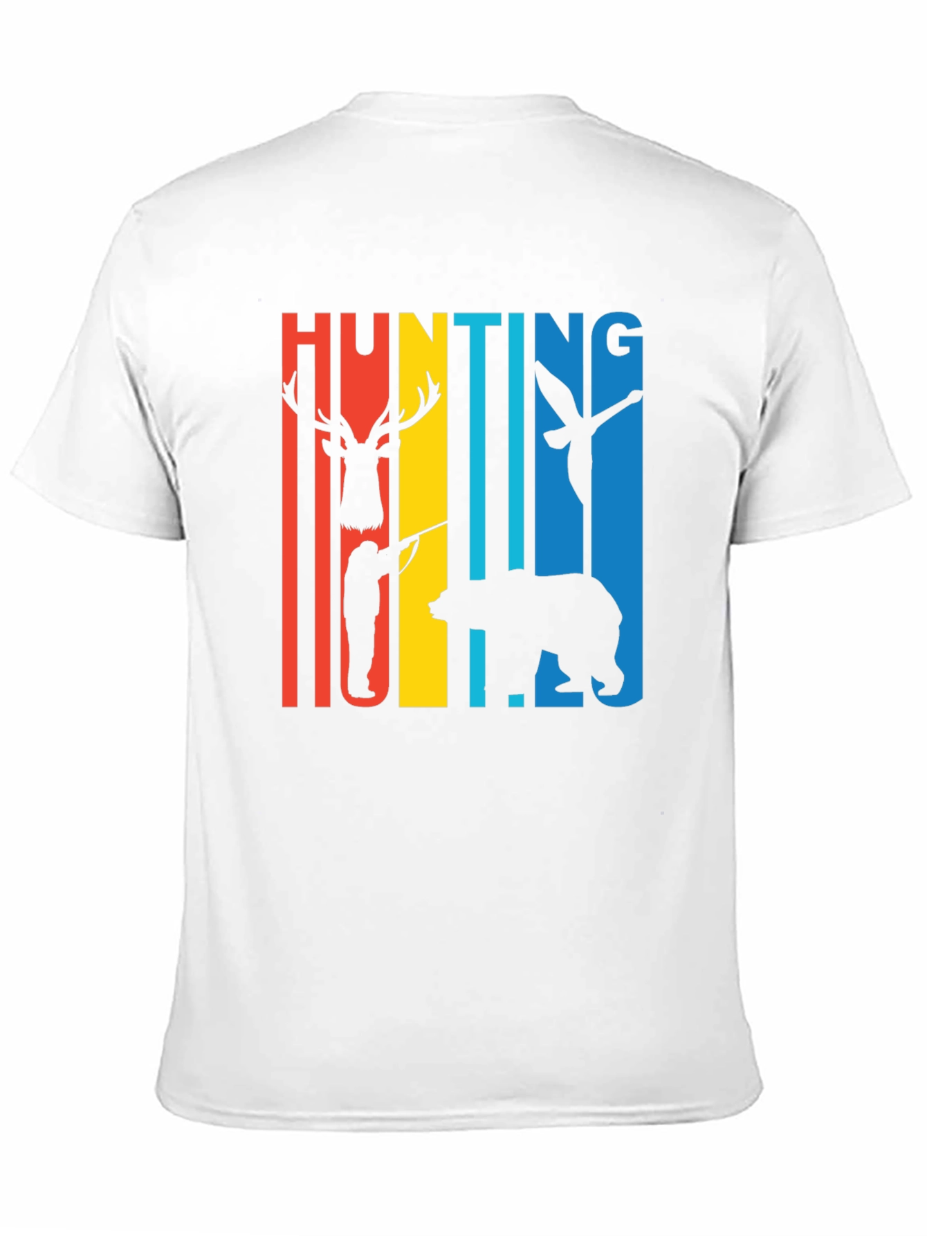 Hunting Graphic T-Shirt Deer Bear Duck Retro