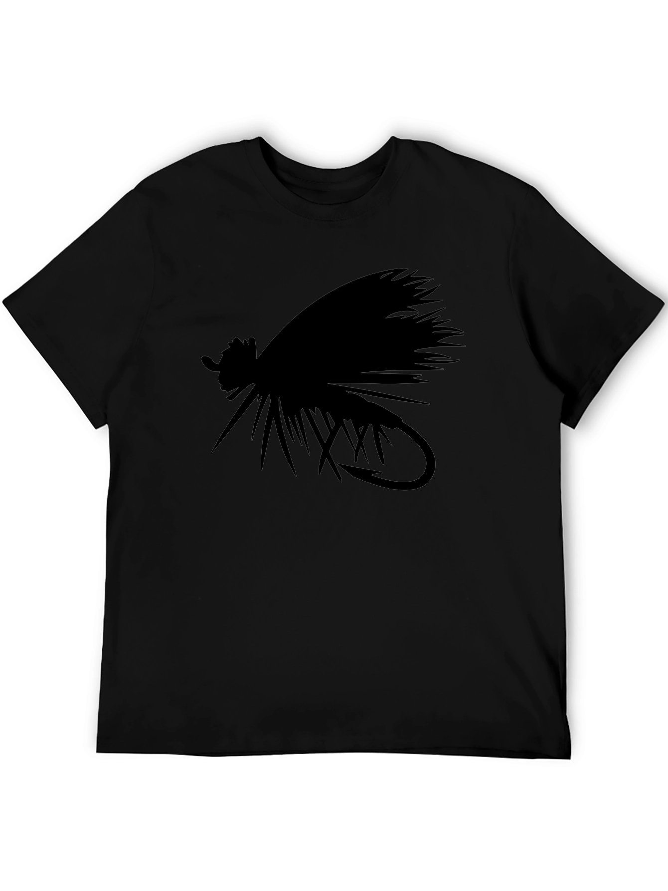 Black Fly Fishing Lure Graphic Tee
