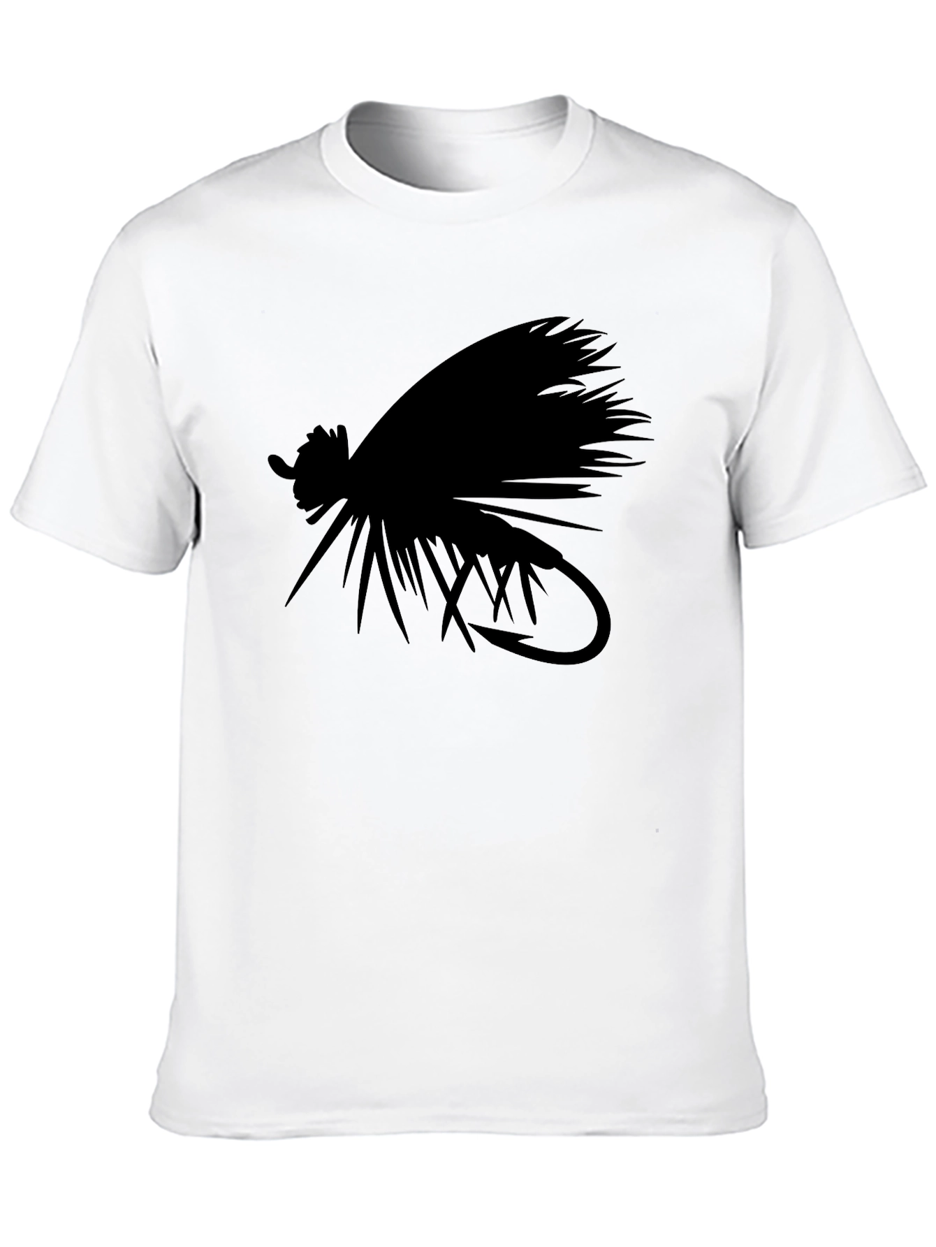 Black Fly Fishing Lure Graphic Tee