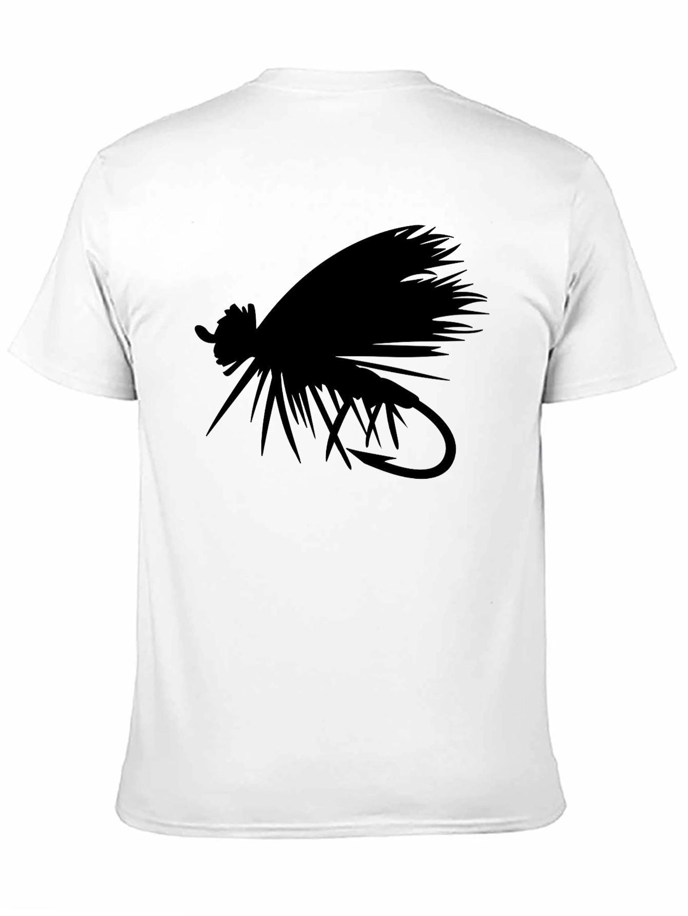 Black Fly Fishing Lure Graphic Tee
