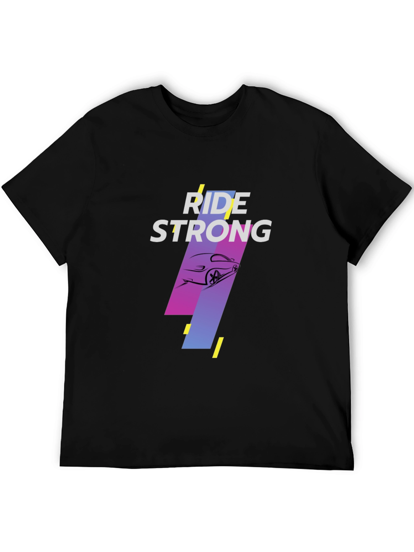 Ride Strong Black Graphic Tee