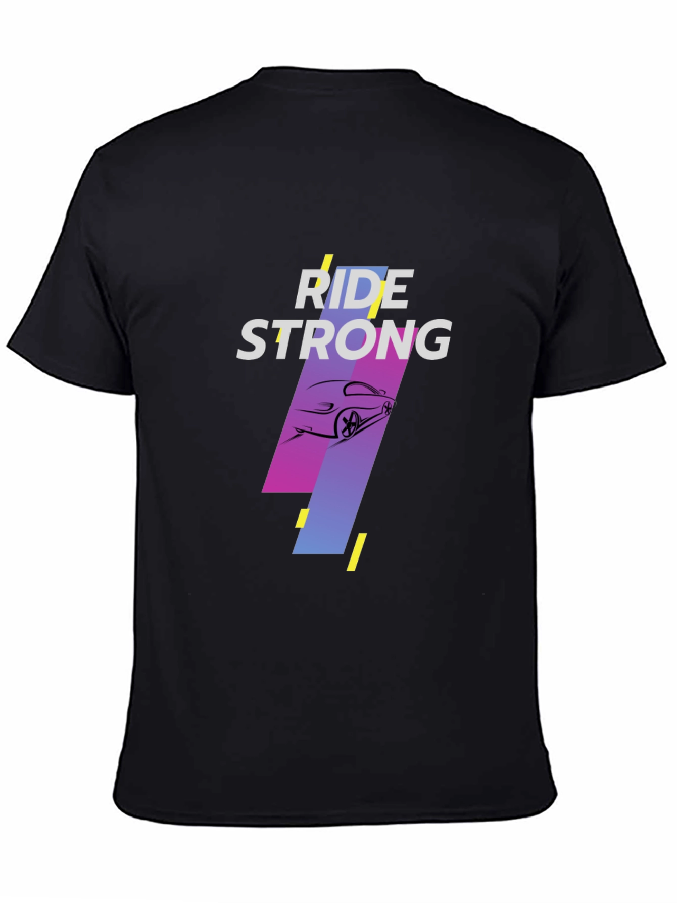 Ride Strong Black Graphic Tee