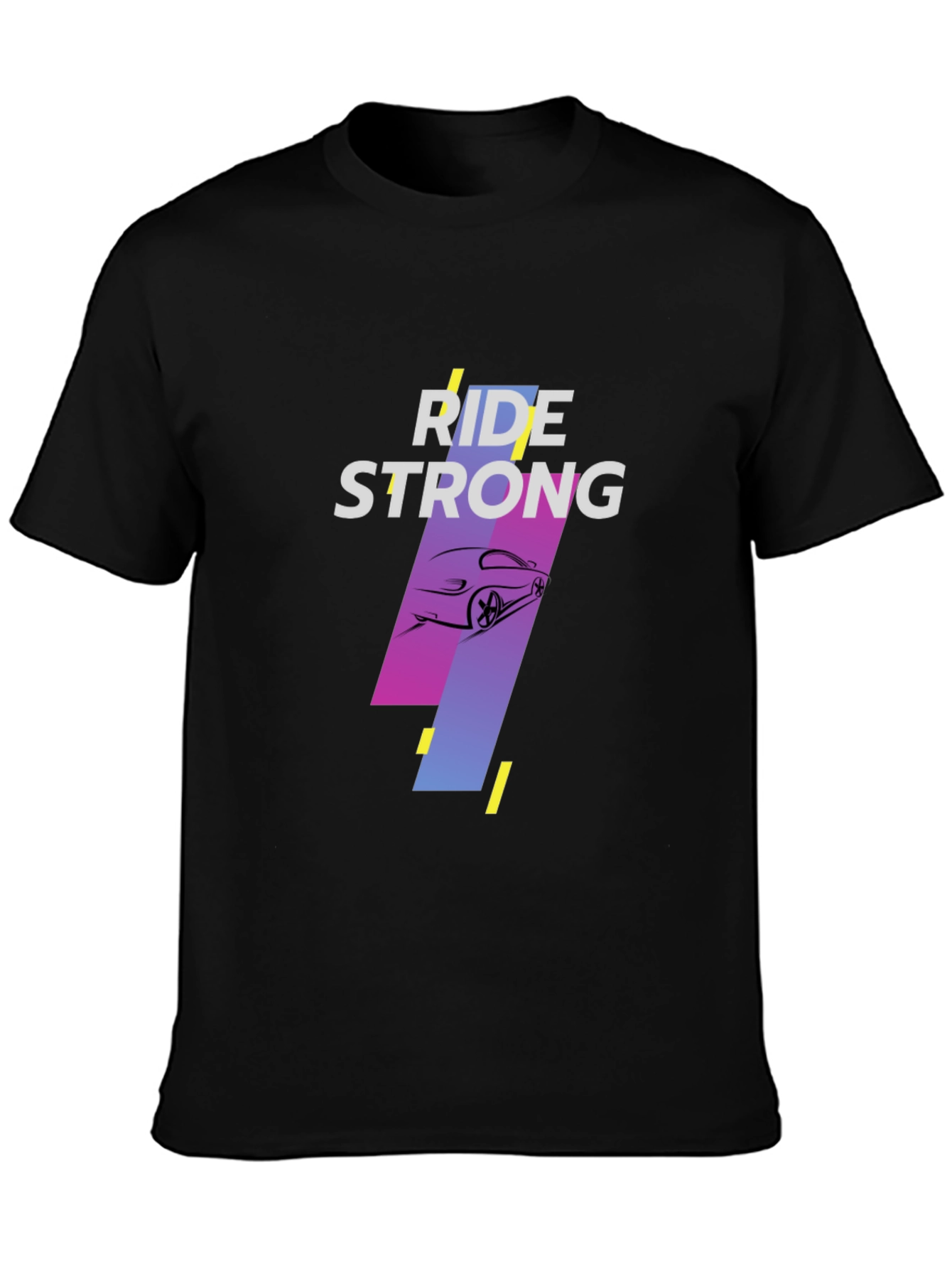 Ride Strong Black Graphic Tee