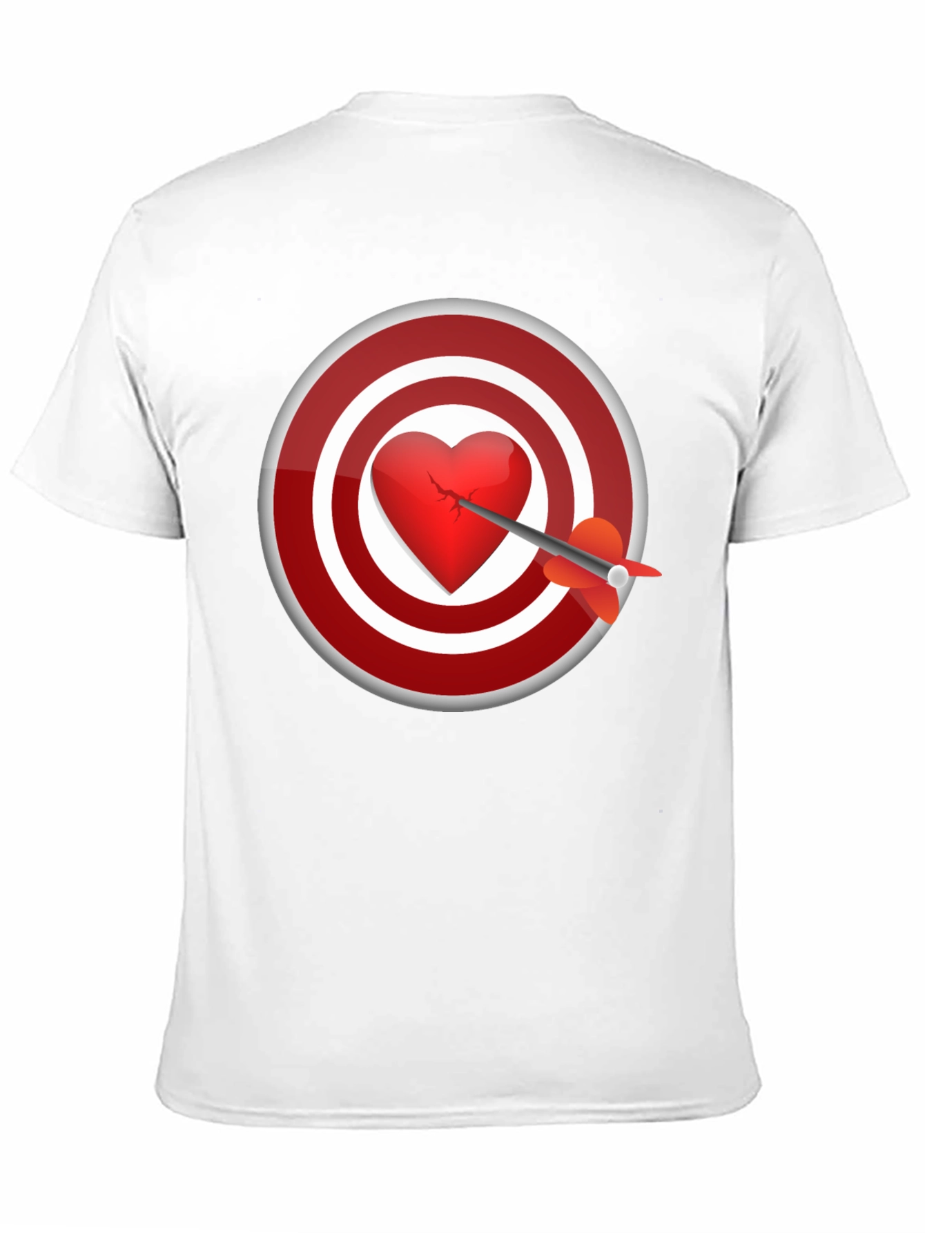 Heart Target T-Shirt - Love Hurts But Style Doesnt!