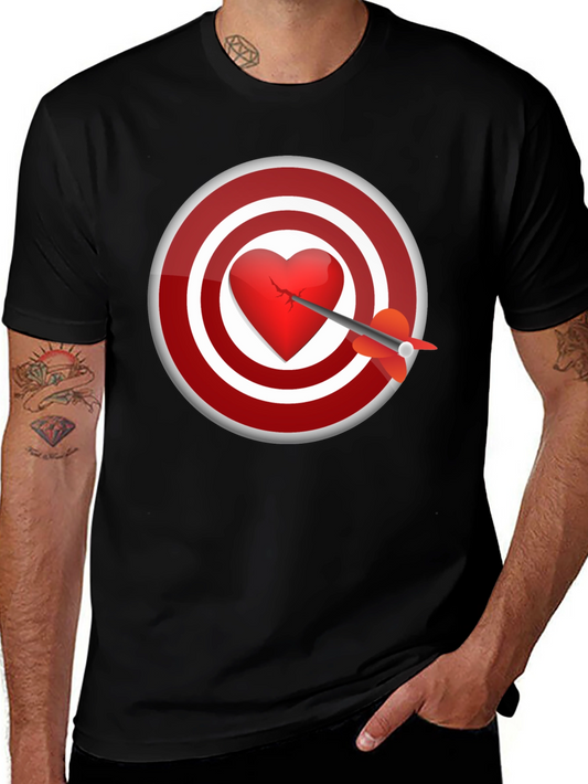 Heart Target T-Shirt - Love Hurts But Style Doesnt!