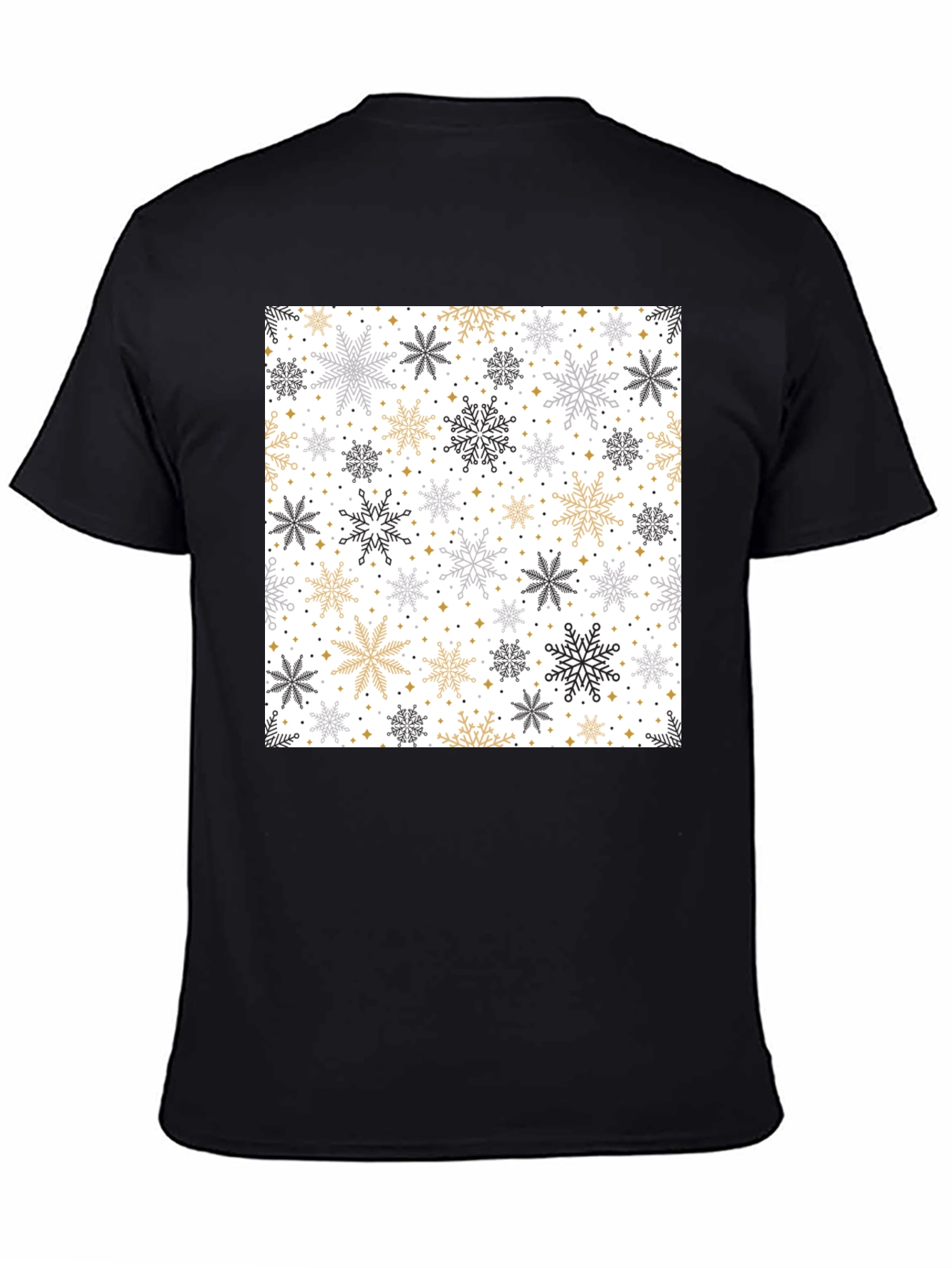 Winter Snowflake Pattern T-Shirt