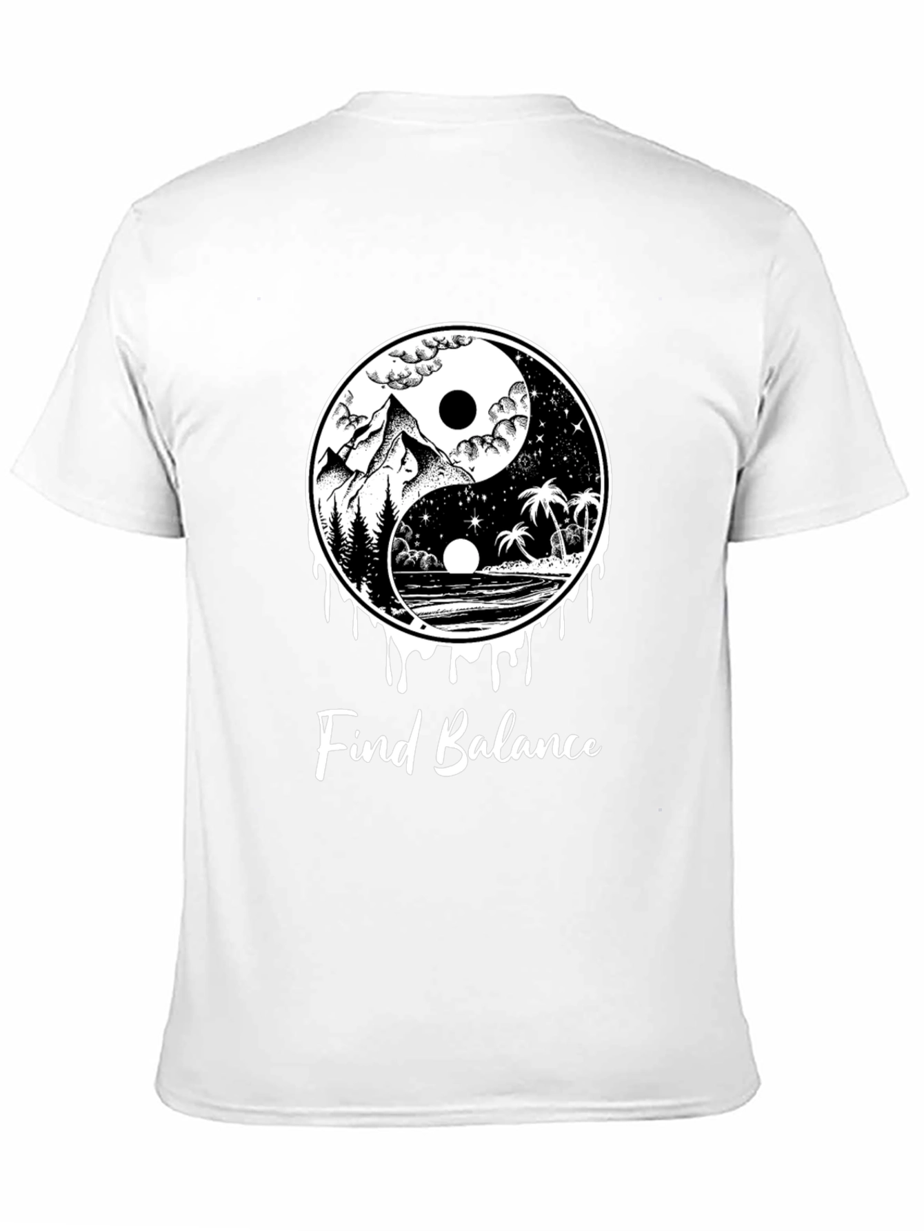 Yin Yang Find Balance Tee