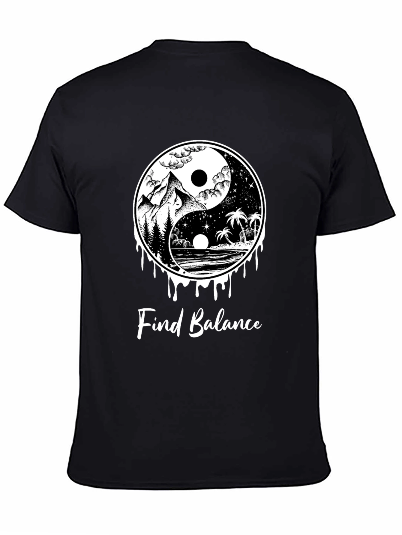 Yin Yang Find Balance Tee