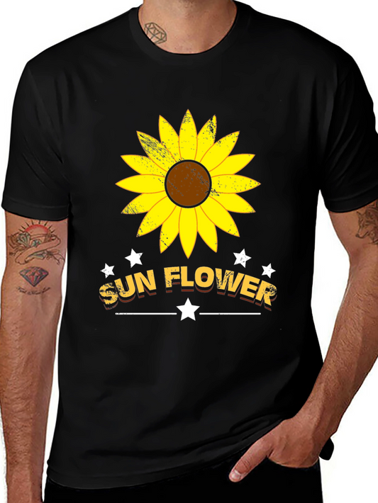Sunflower Graphic Tee - Vintage Style