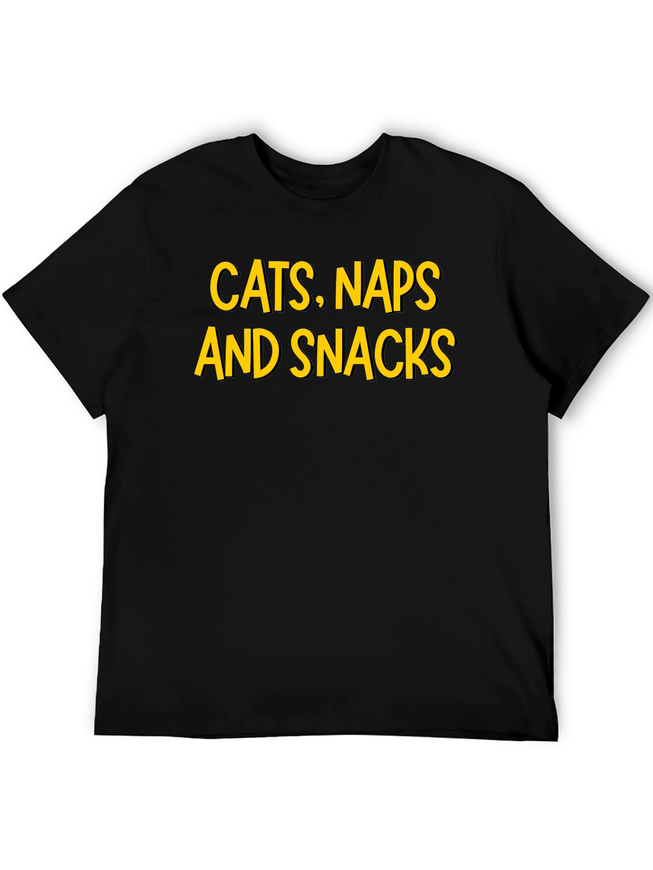 Cats Naps and Snacks Graphic T-Shirt