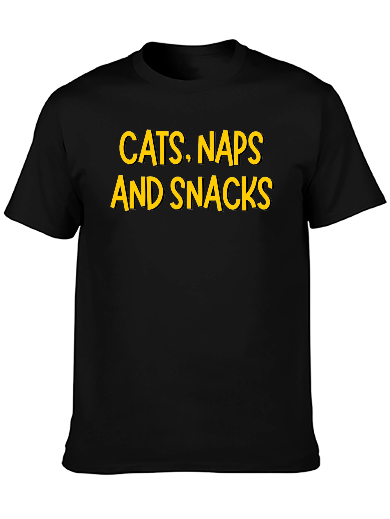 Cats Naps and Snacks Graphic T-Shirt