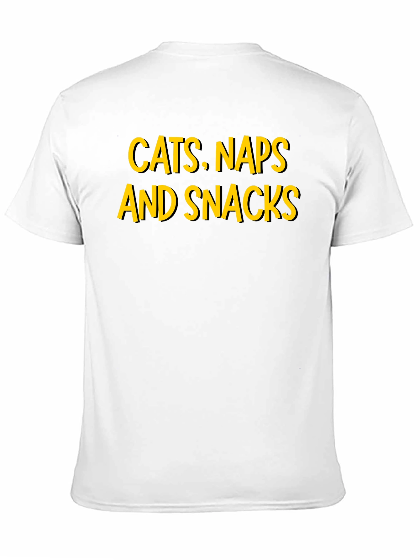 Cats Naps and Snacks Graphic T-Shirt