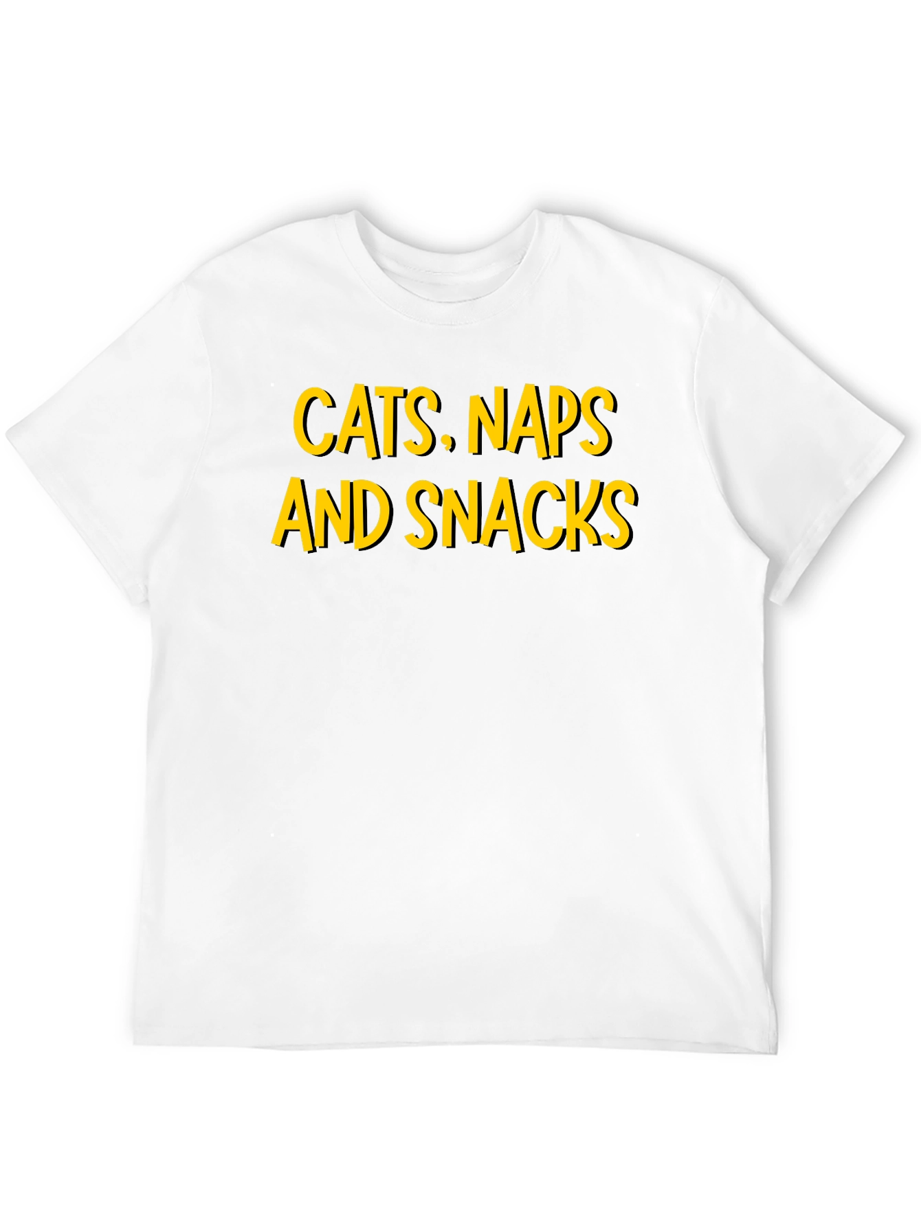 Cats Naps and Snacks Graphic T-Shirt