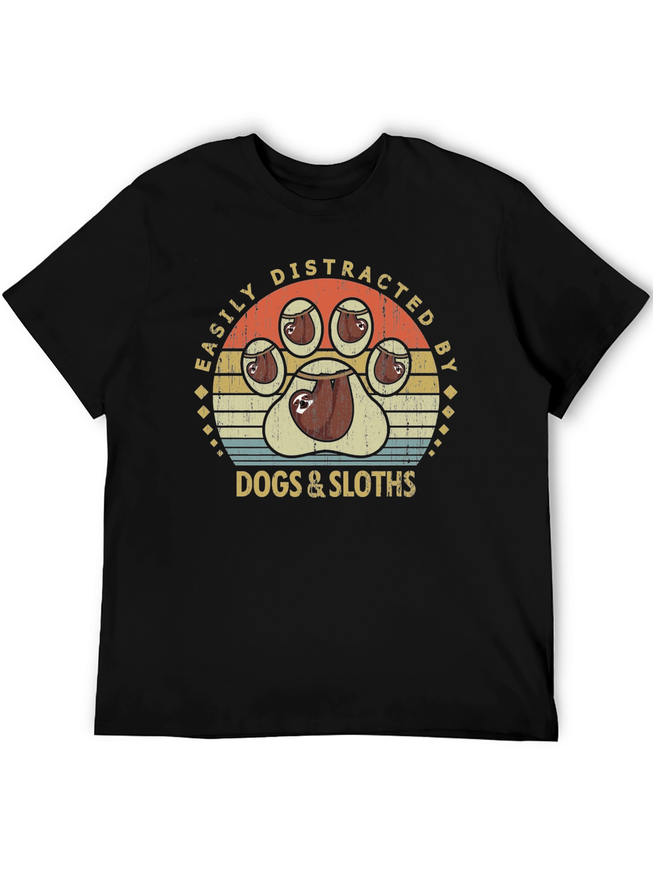 Easily Distracted by Dogs & Sloths T-Shirt