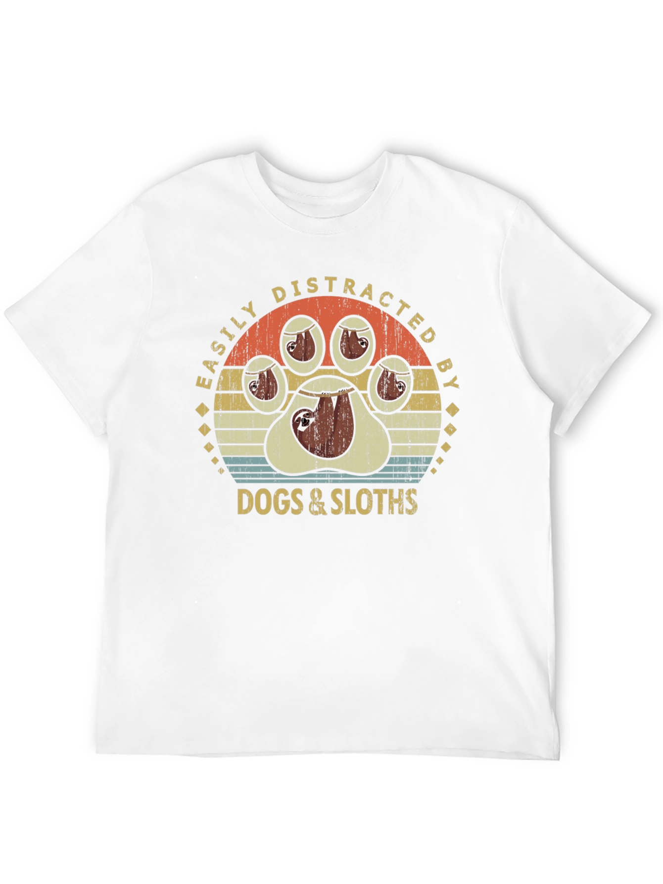 Easily Distracted by Dogs & Sloths T-Shirt