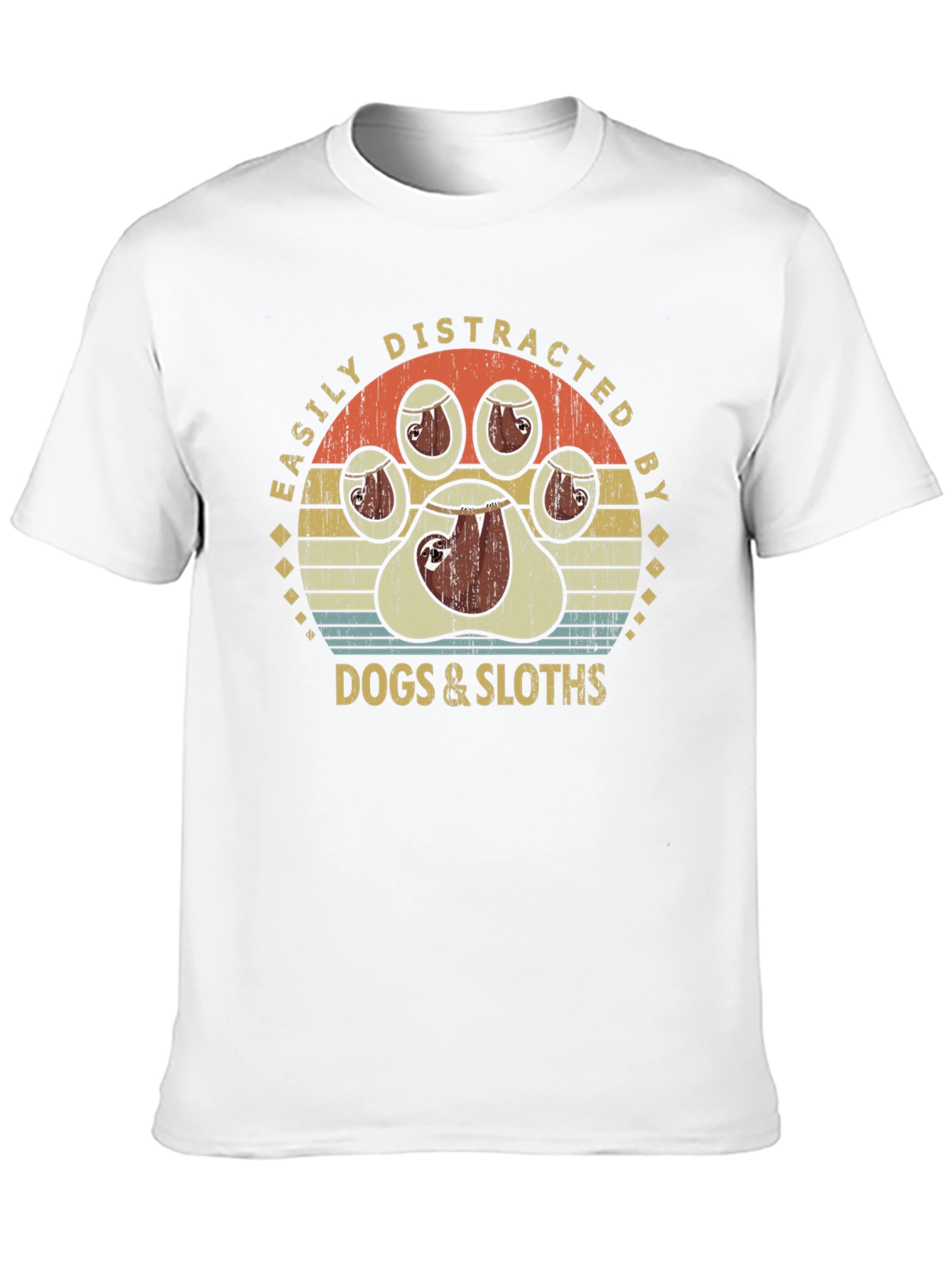 Easily Distracted by Dogs & Sloths T-Shirt