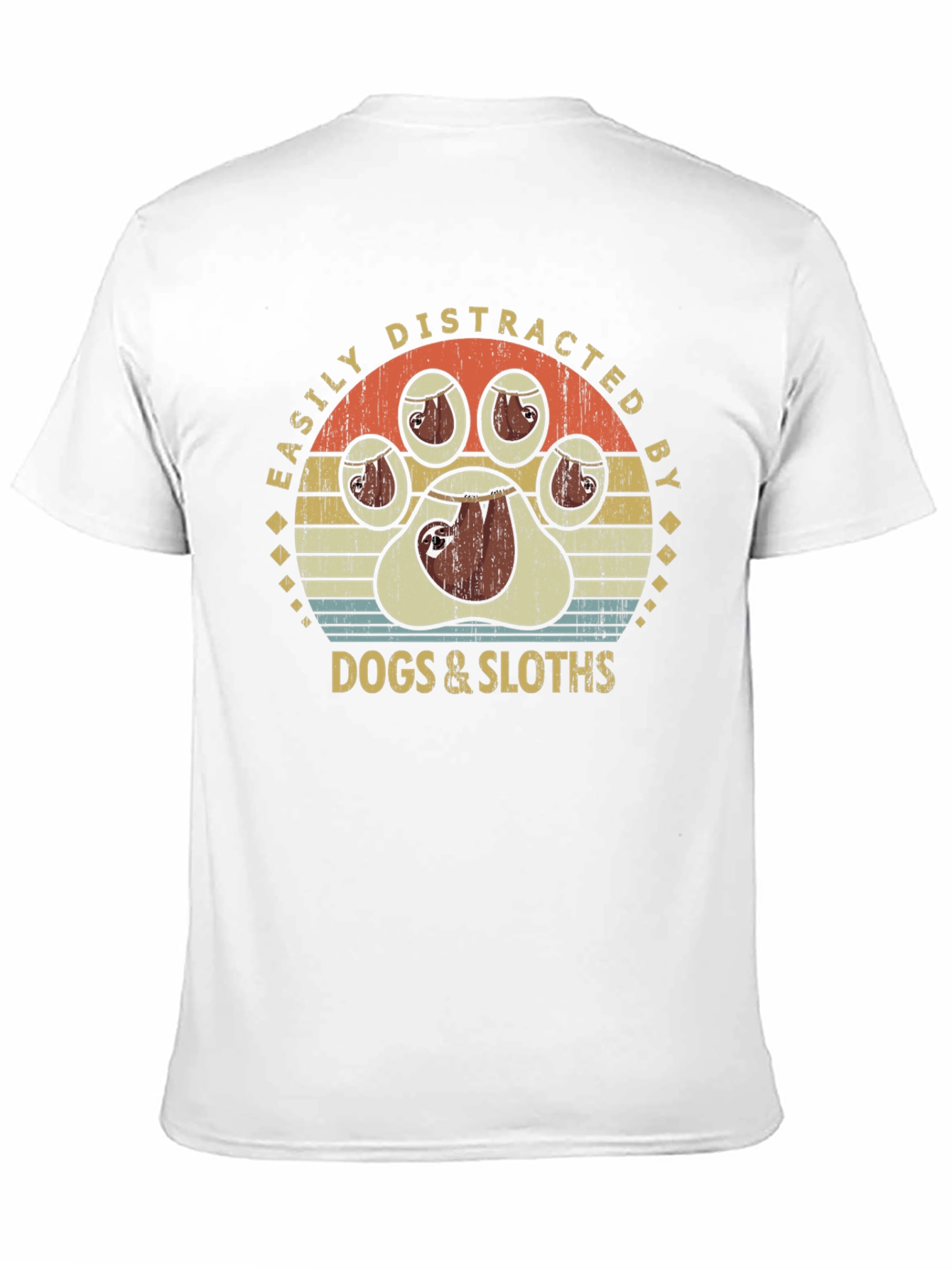 Easily Distracted by Dogs & Sloths T-Shirt