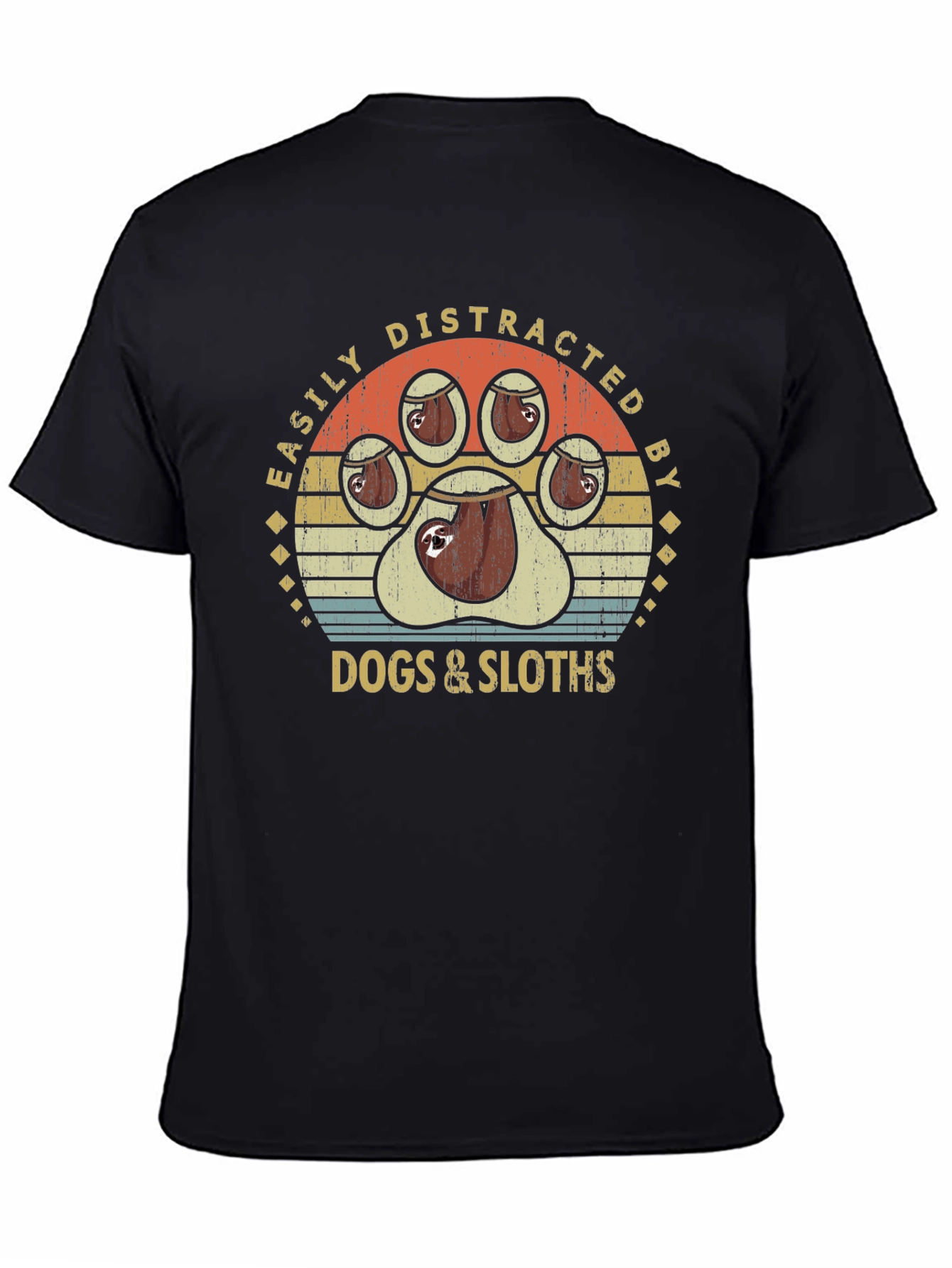 Easily Distracted by Dogs & Sloths T-Shirt
