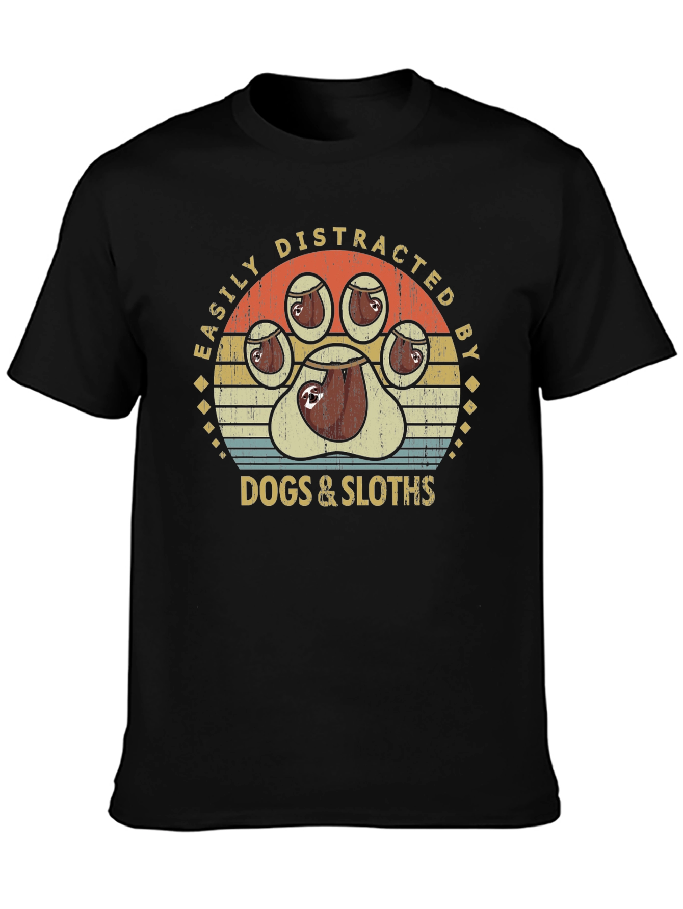 Easily Distracted by Dogs & Sloths T-Shirt