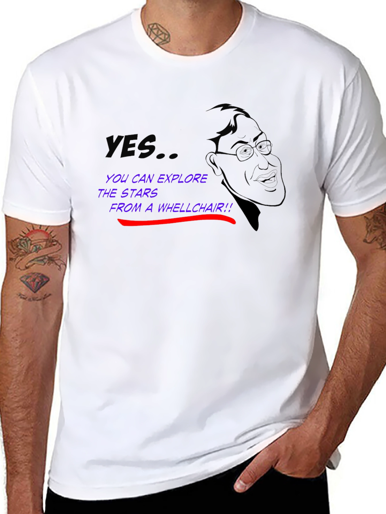 Inspirational Explore the Stars Graphic Tee