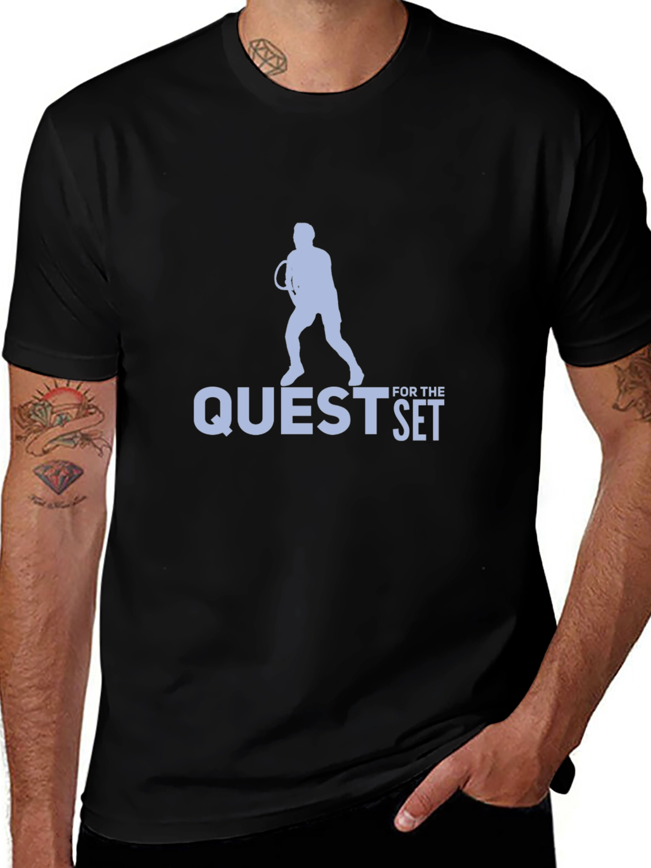Quest for the Set Tennis Graphic Tee